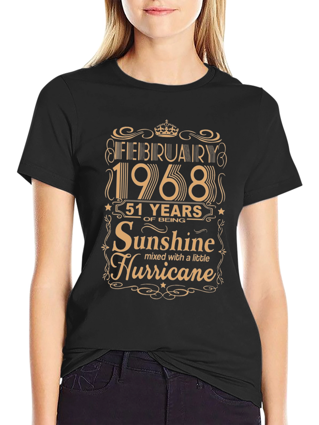 February 1968 51st Birthday Sunshine Hurricane T-Shirt