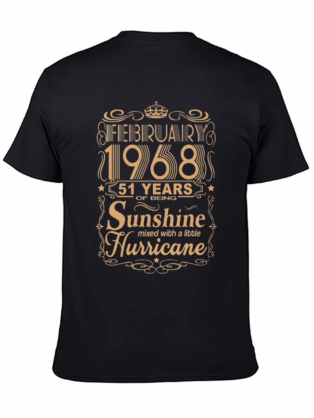 February 1968 51st Birthday Sunshine Hurricane T-Shirt