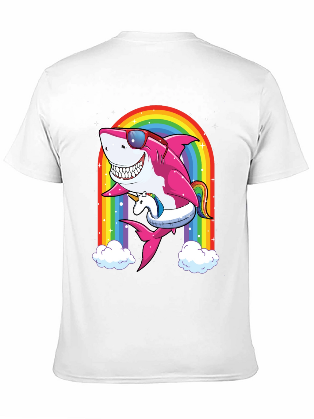Shark Unicorn Rainbow T-Shirt