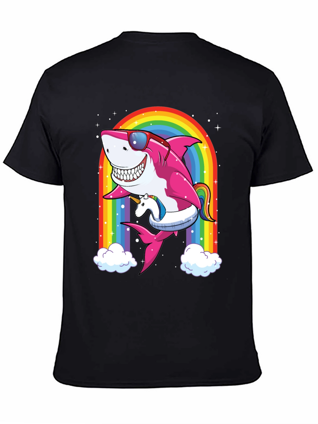 Shark Unicorn Rainbow T-Shirt