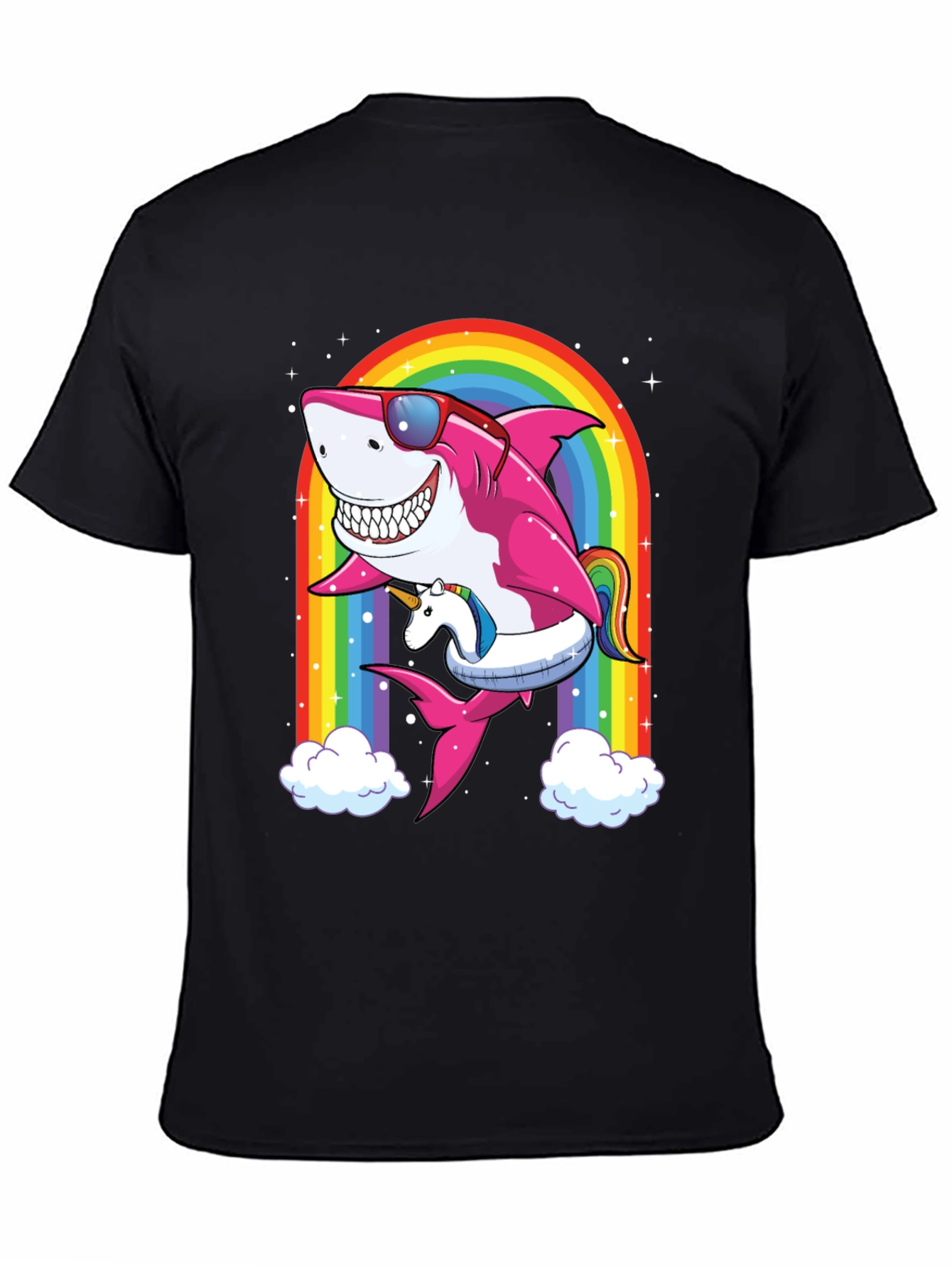 Shark Unicorn Rainbow T-Shirt