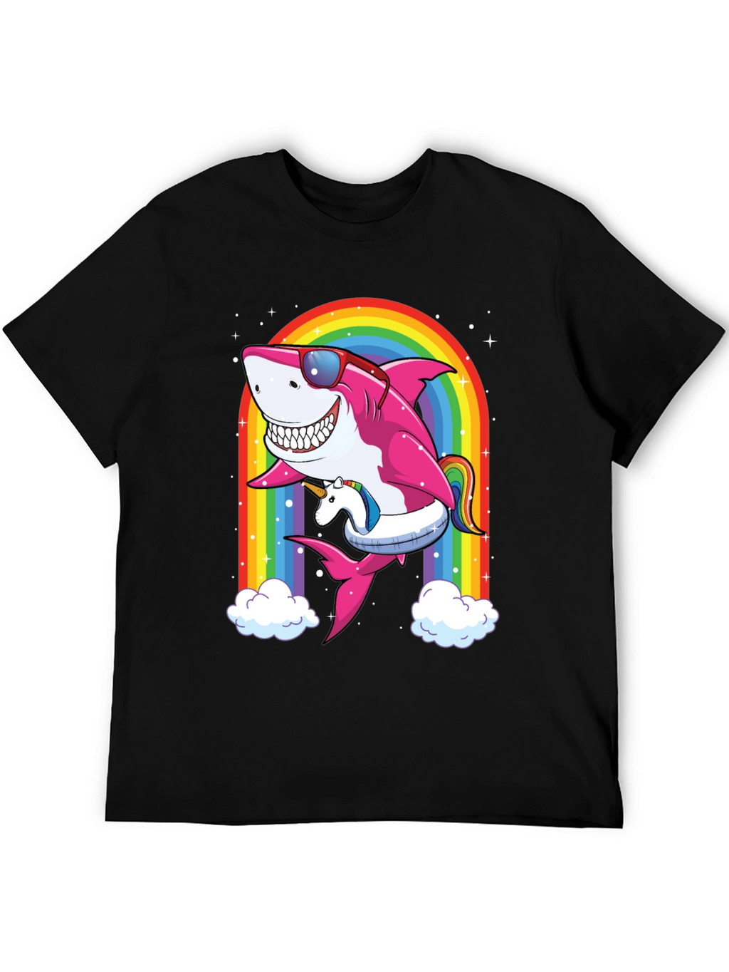 Shark Unicorn Rainbow T-Shirt