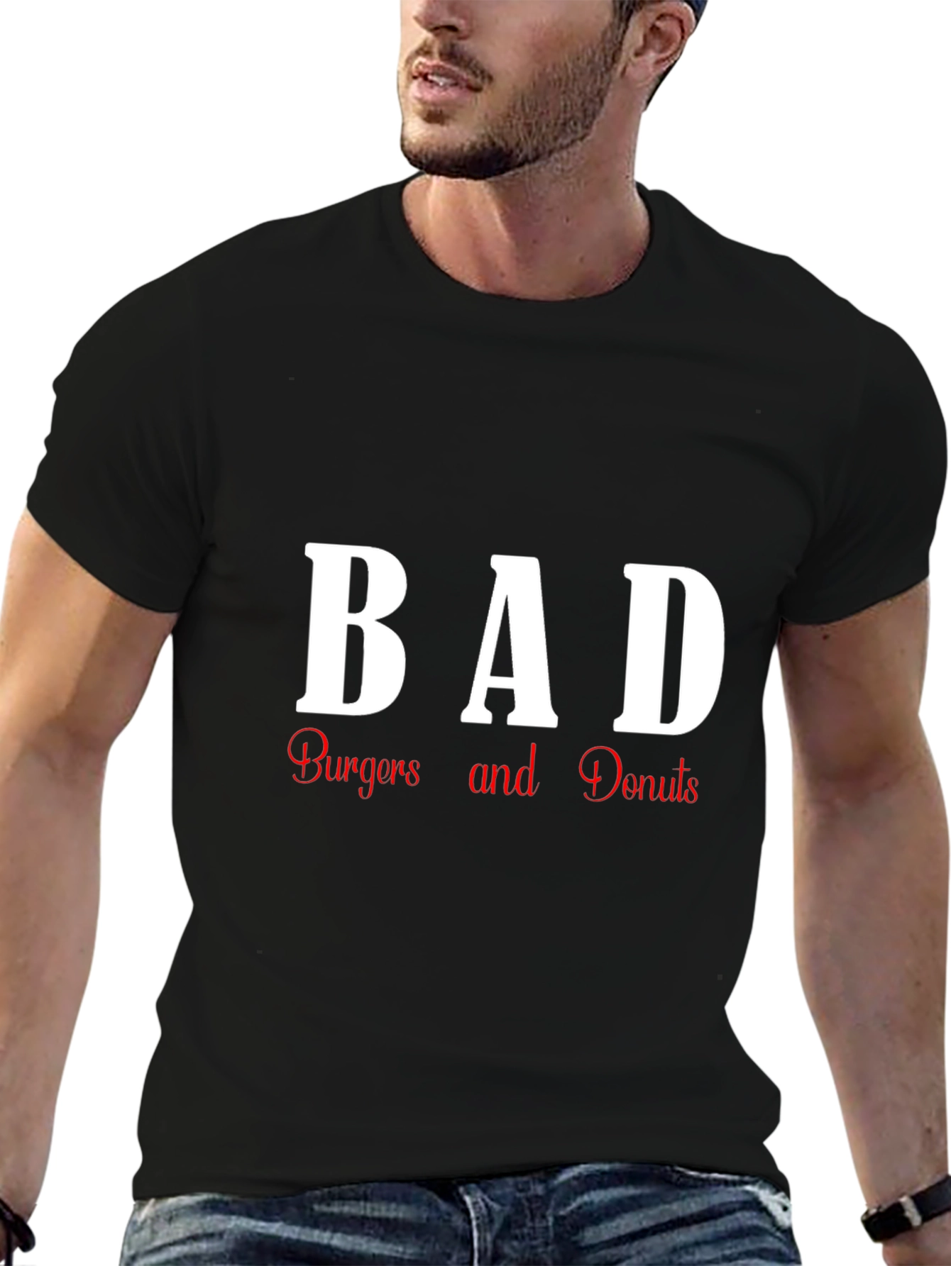 BAD Burgers and Donuts Graphic T-Shirt