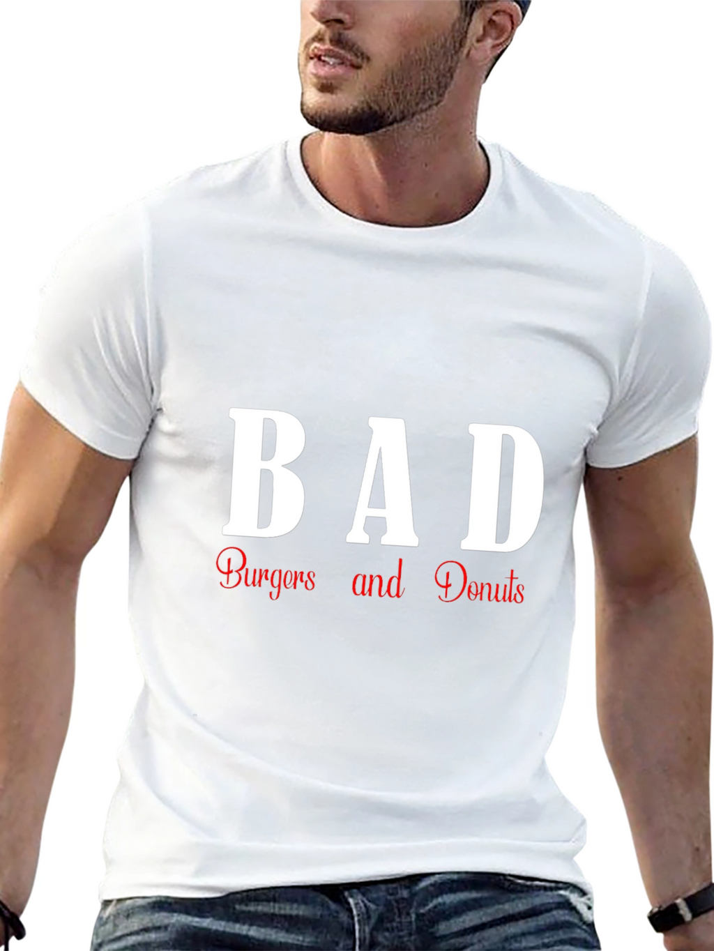 BAD Burgers and Donuts Graphic T-Shirt
