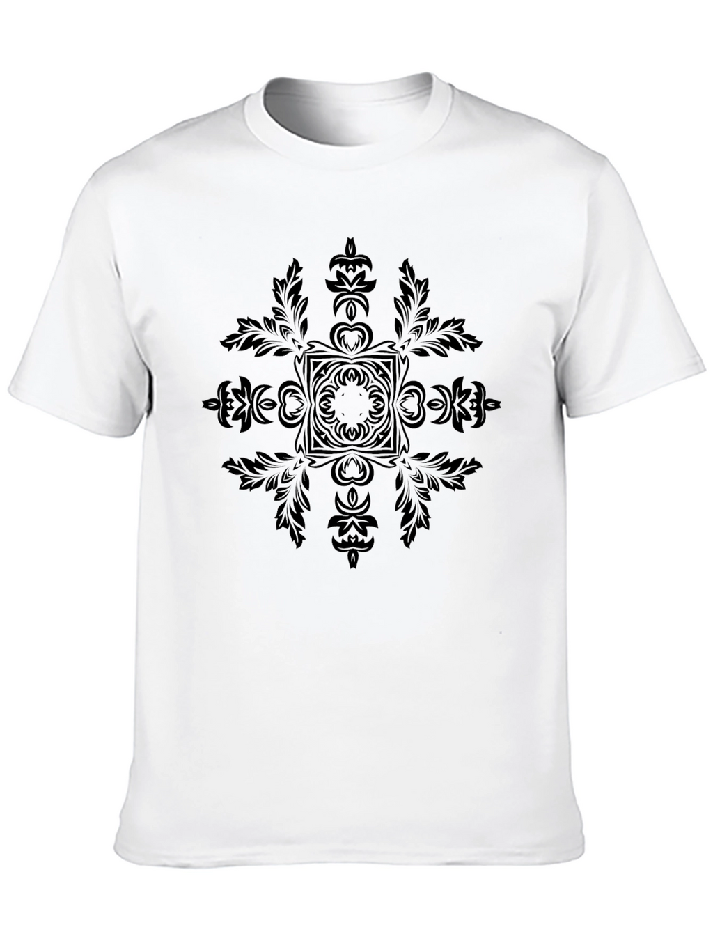 Elegant Black Graphic Tee - Stylish & Comfortable