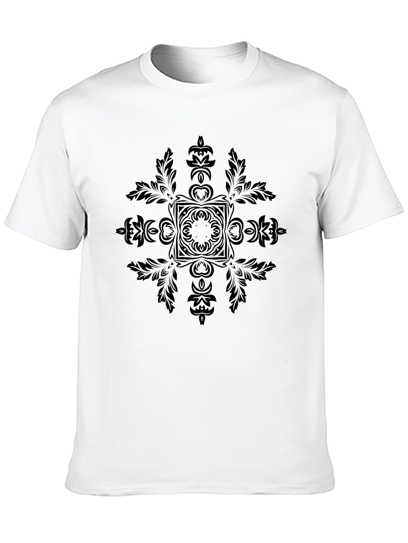 Elegant Black Graphic Tee - Stylish & Comfortable