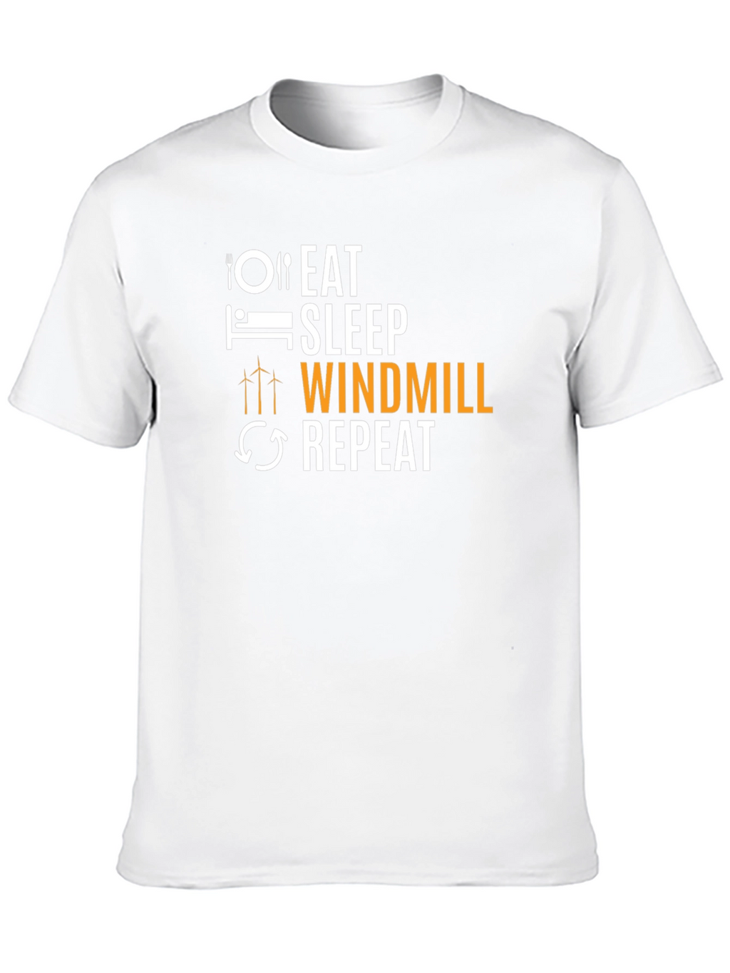 Eat Sleep Windmill Repeat Graphic T-Shirt