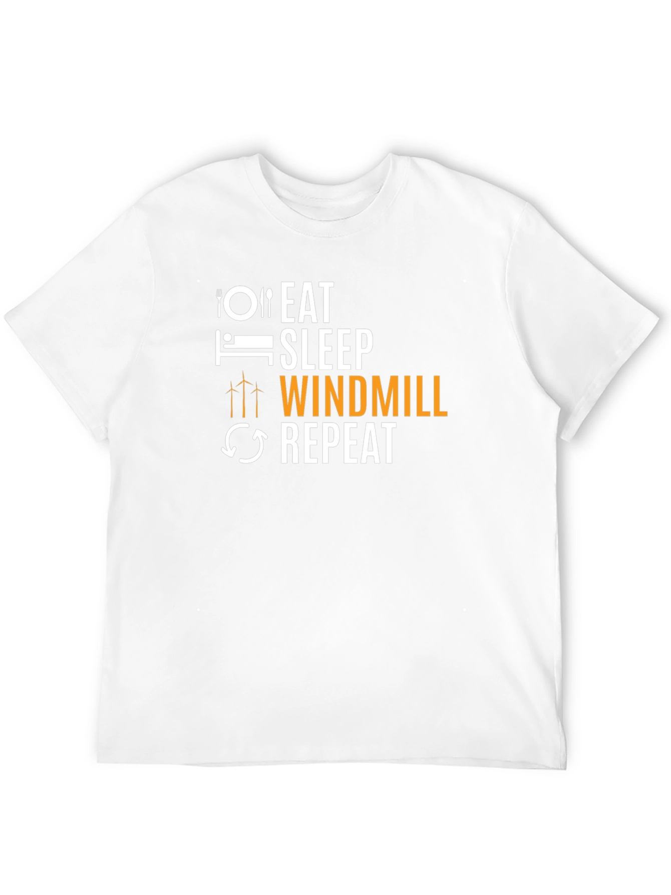 Eat Sleep Windmill Repeat Graphic T-Shirt