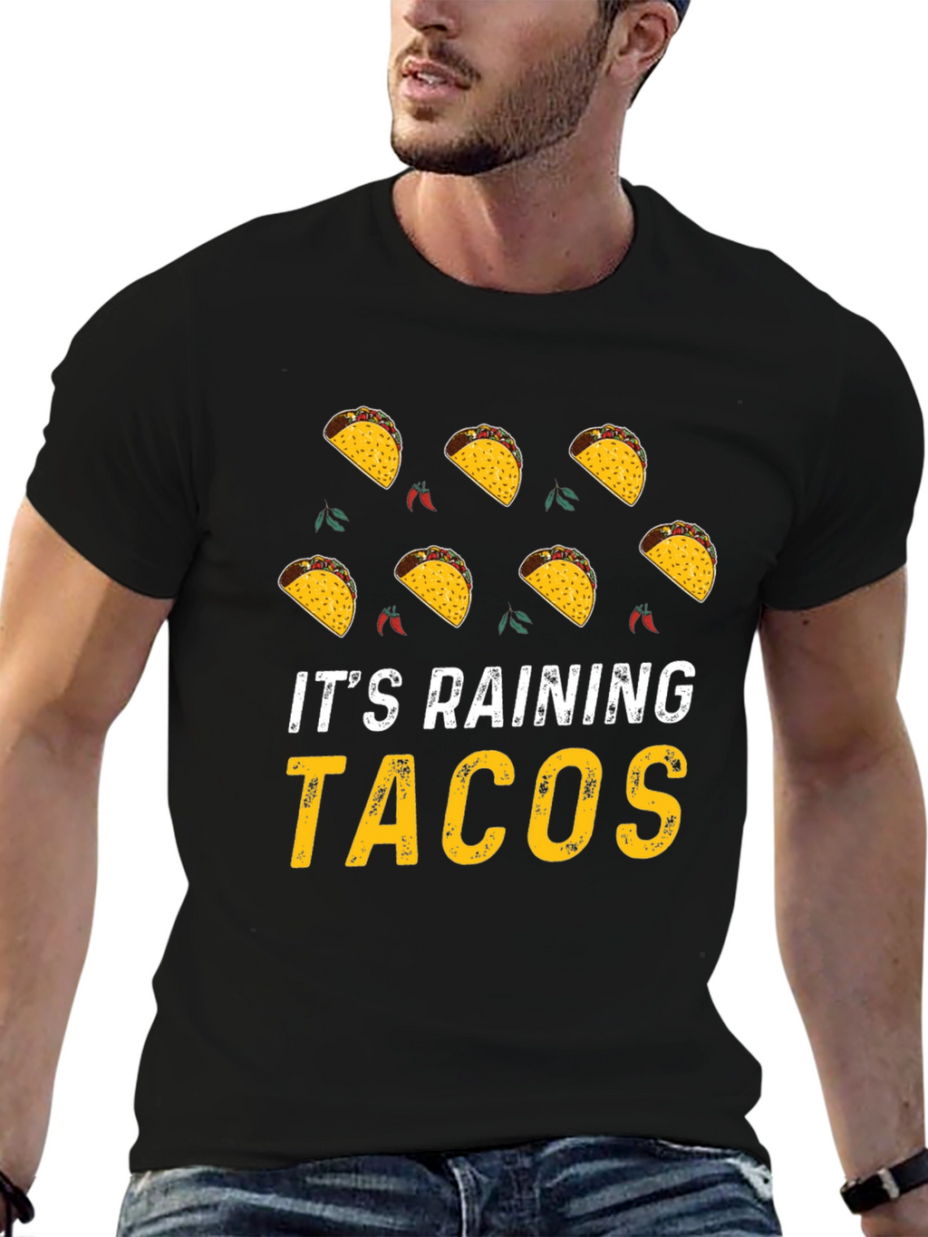 Its Raining Tacos Graphic T-Shirt