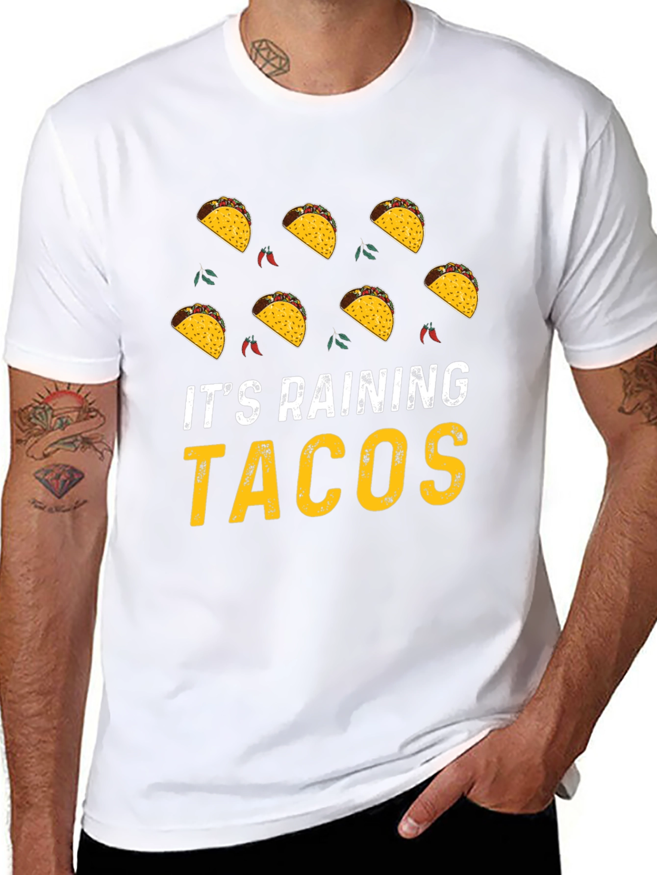 Its Raining Tacos Graphic T-Shirt