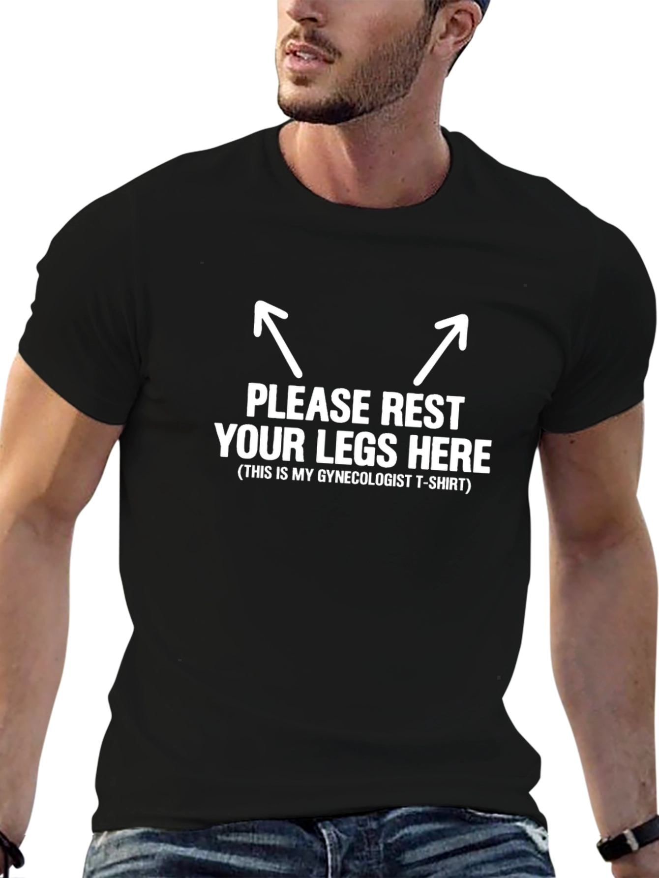 Rest Your Legs Here Gynecologist T-Shirt