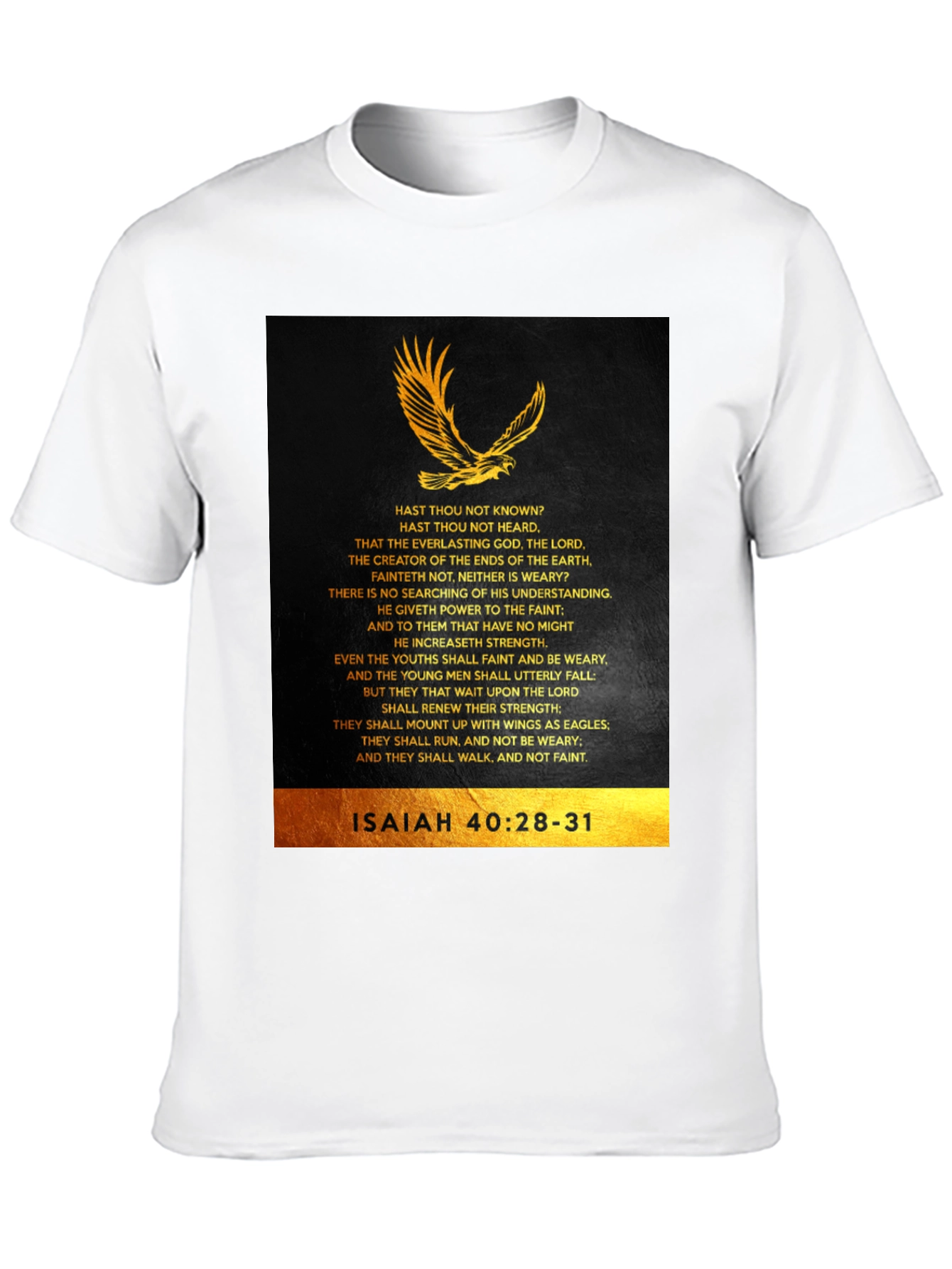 Isaiah 40:28-31 Eagle Graphic T-Shirt