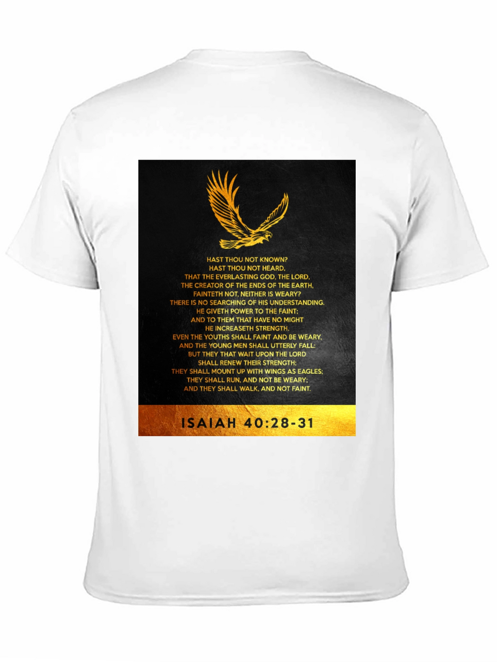 Isaiah 40:28-31 Eagle Graphic T-Shirt
