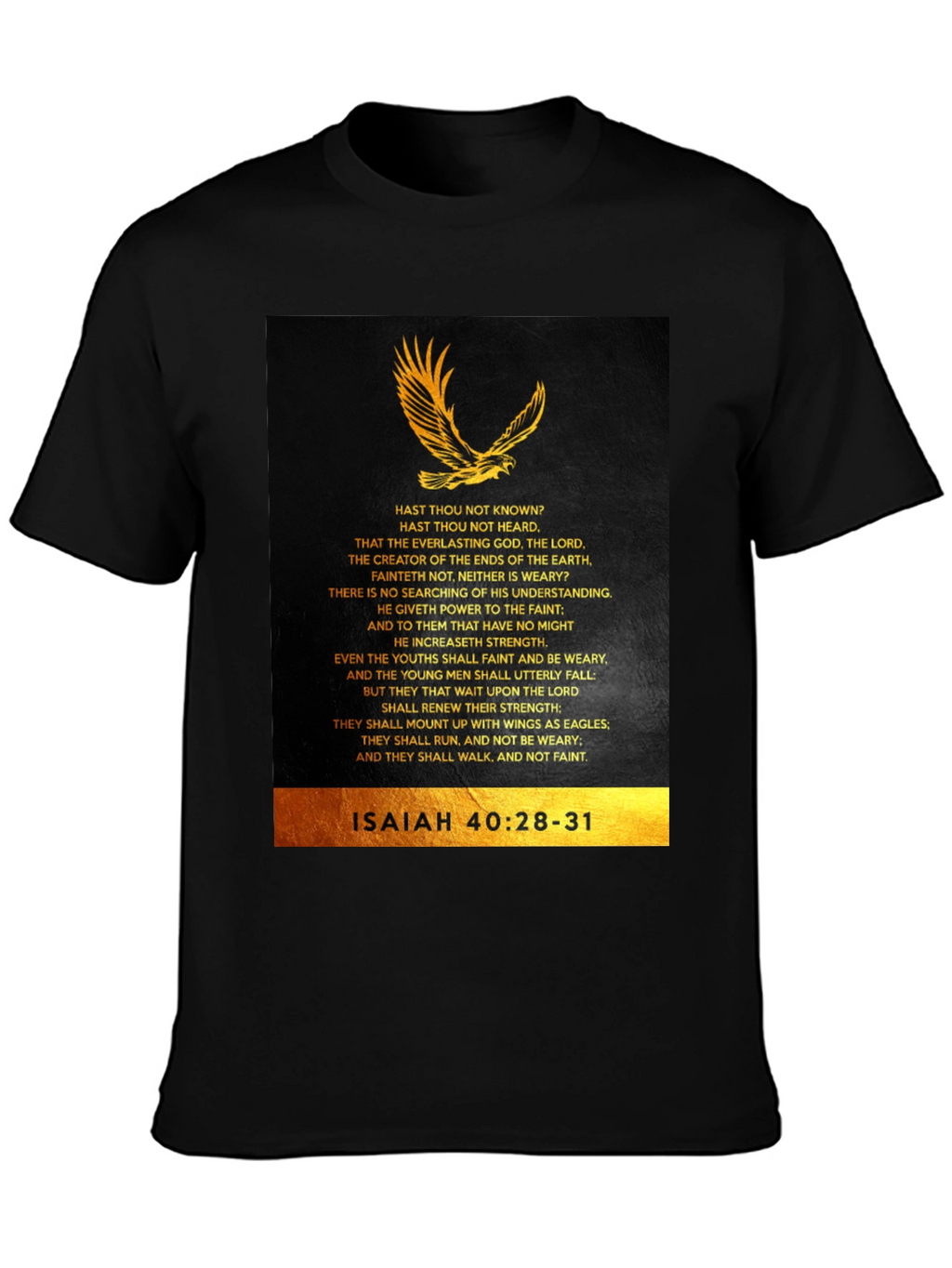 Isaiah 40:28-31 Eagle Graphic T-Shirt