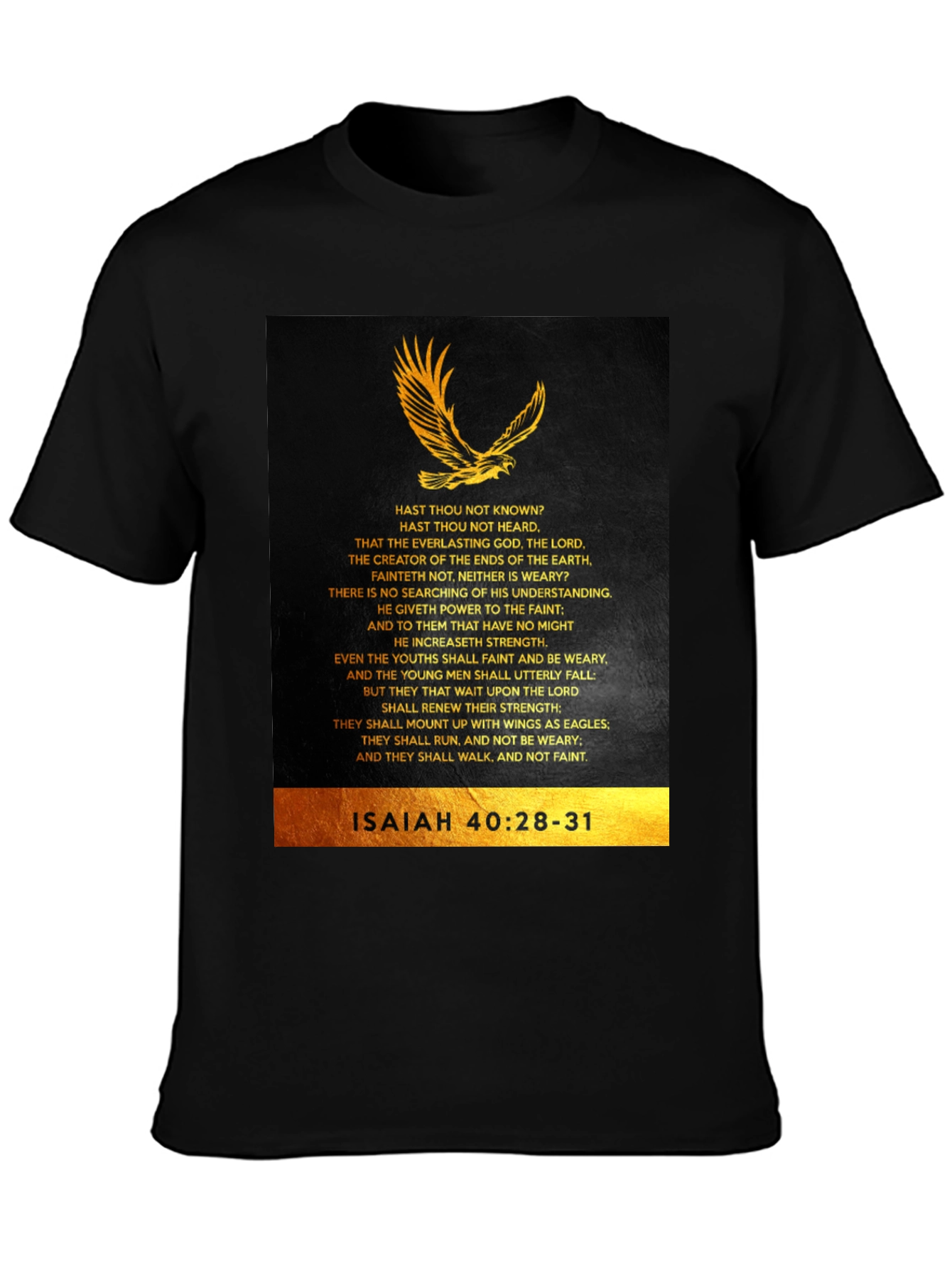 Isaiah 40:28-31 Eagle Graphic T-Shirt