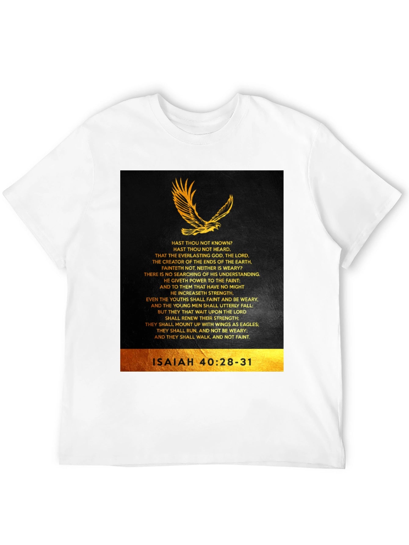 Isaiah 40:28-31 Eagle Graphic T-Shirt