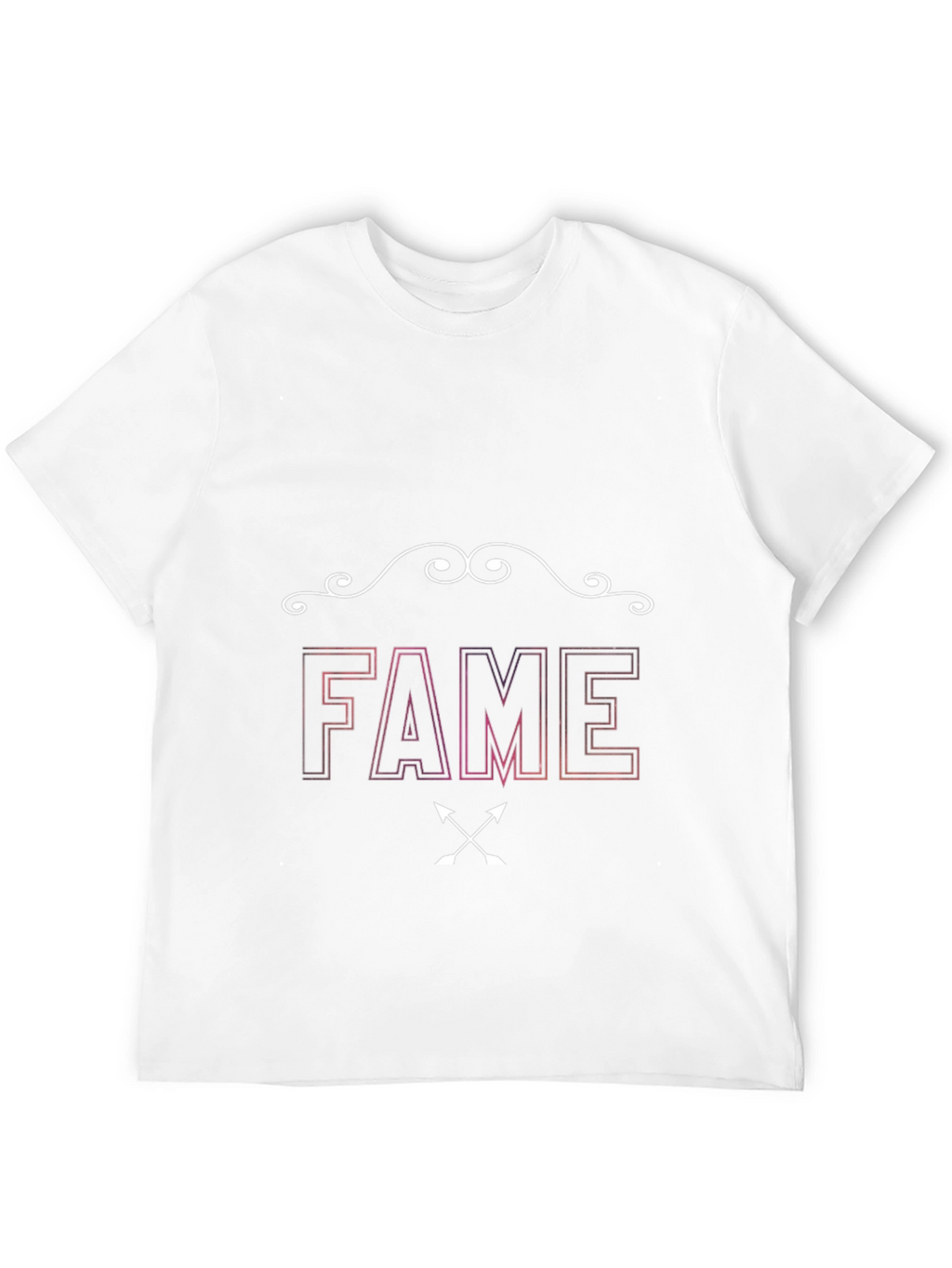 FAME Graphic Print Black T-Shirt