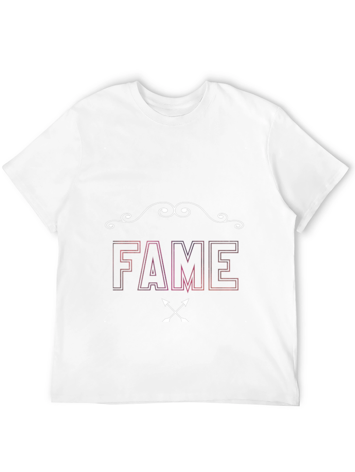 FAME Graphic Print Black T-Shirt