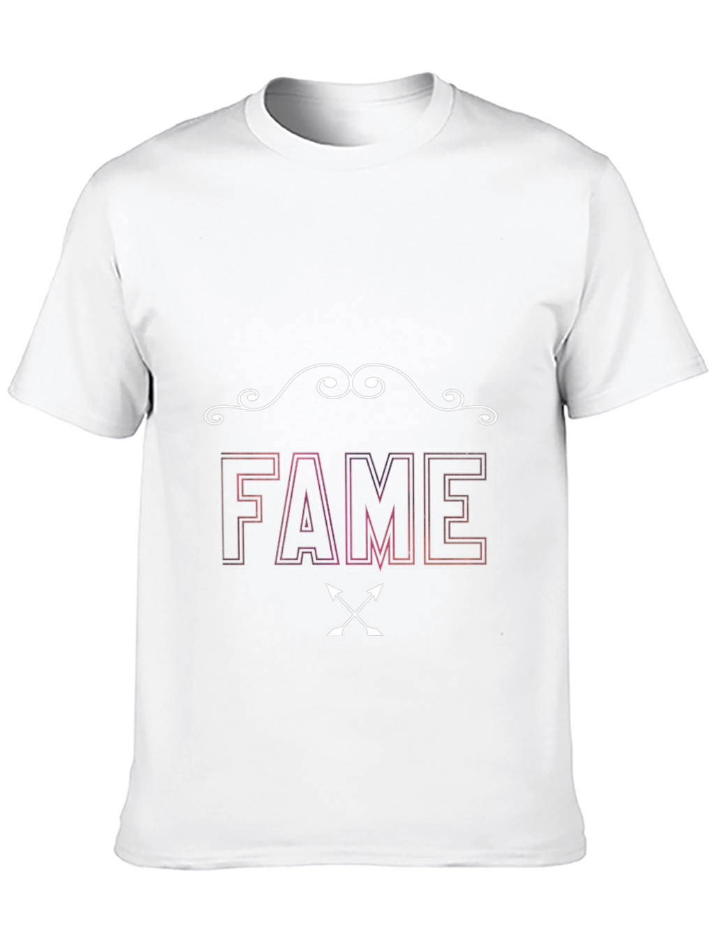 FAME Graphic Print Black T-Shirt