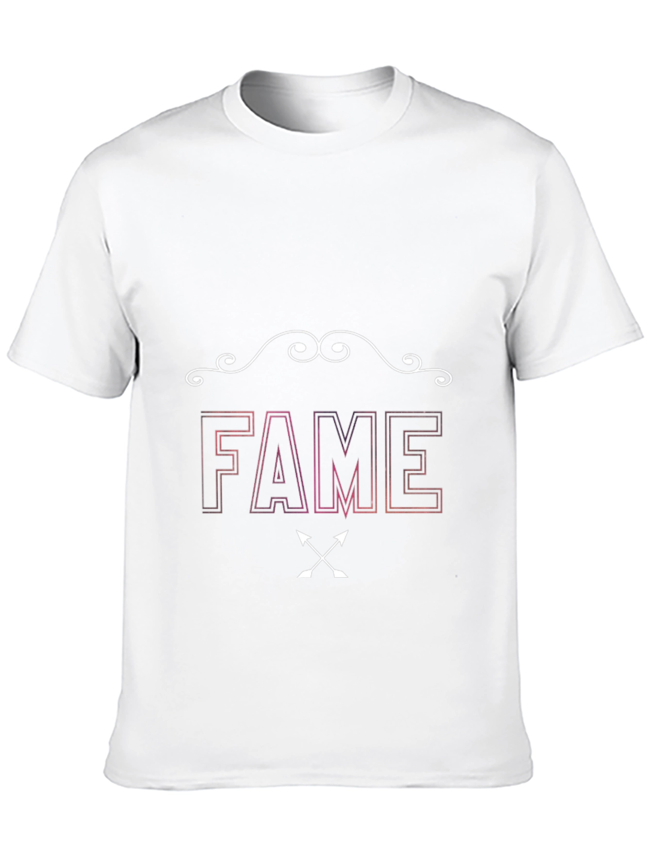 FAME Graphic Print Black T-Shirt