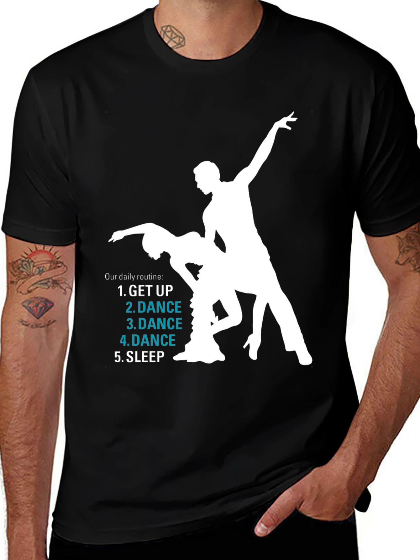 Dance Daily Routine Graphic T-Shirt