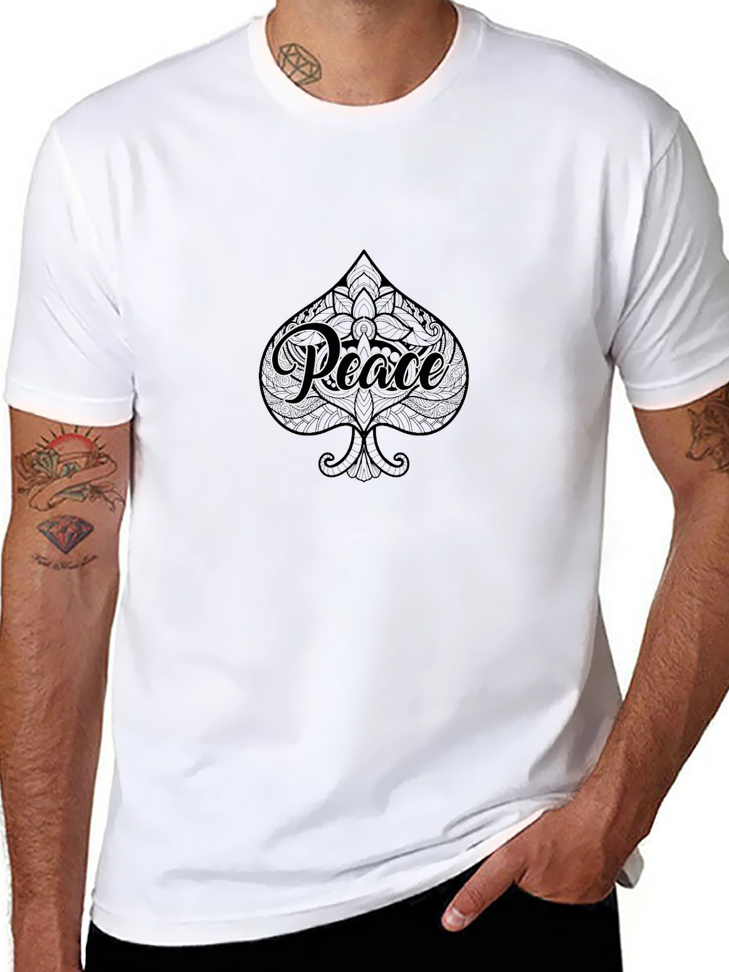 Peace Spade Graphic T-Shirt