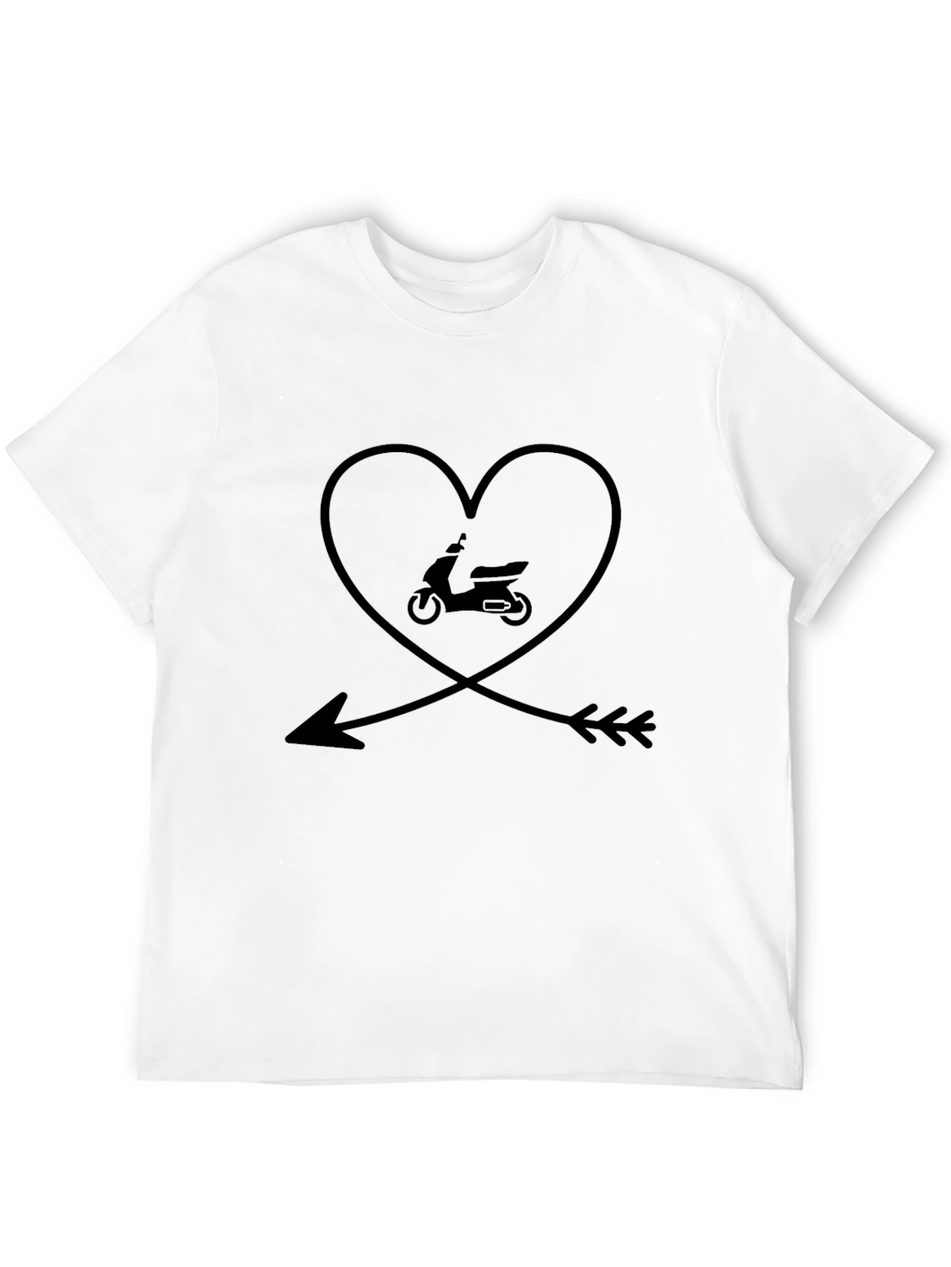 Scooter Heart Arrow Graphic Tee