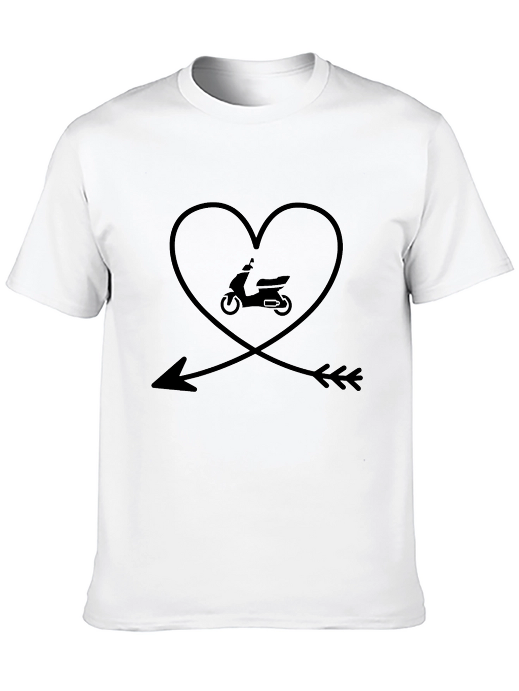 Scooter Heart Arrow Graphic Tee