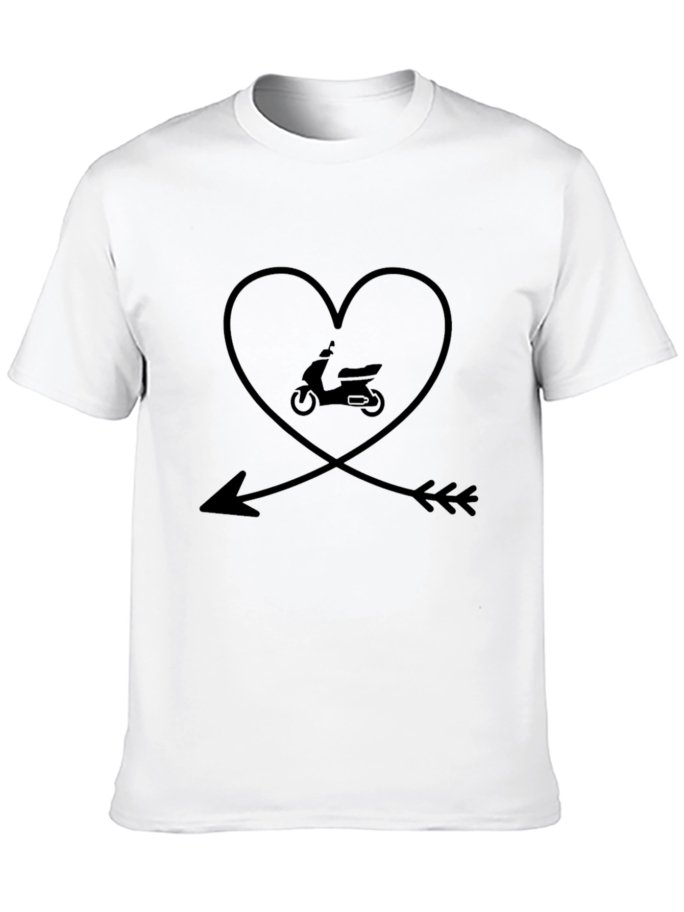 Scooter Heart Arrow Graphic Tee