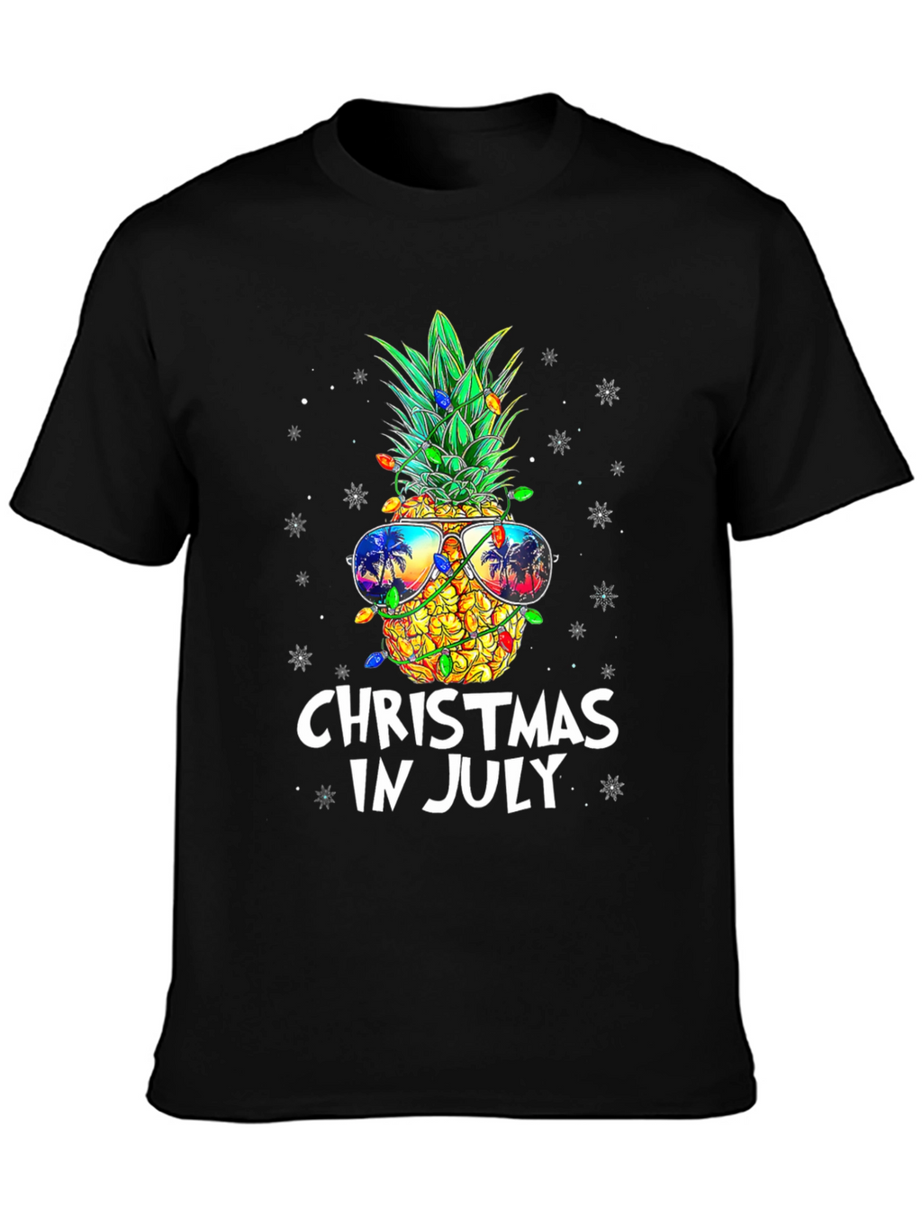 Christmas In July Pineapple T-Shirt