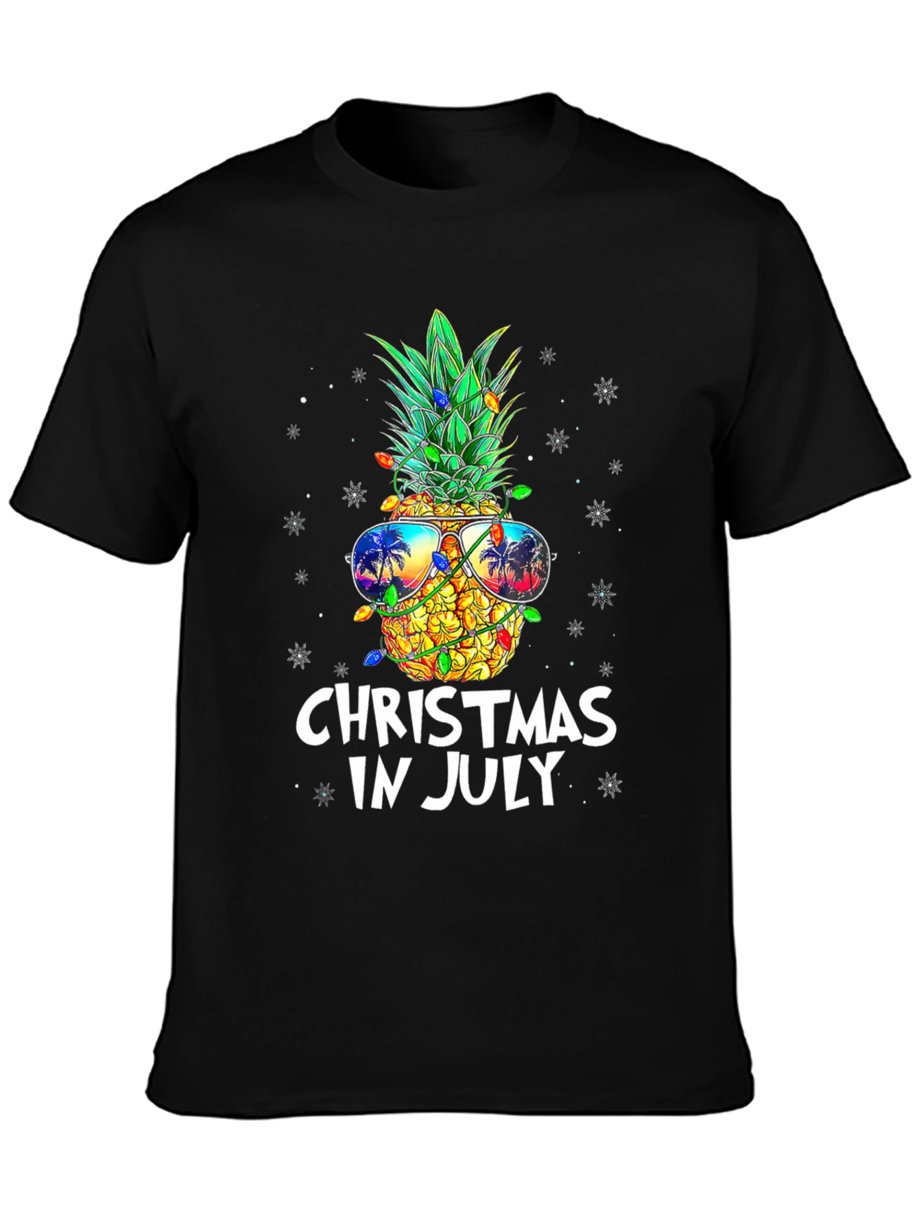 Christmas In July Pineapple T-Shirt