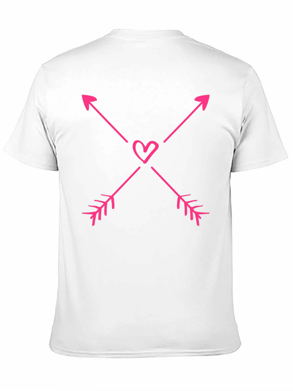 Heart Arrow Graphic Tee - Black