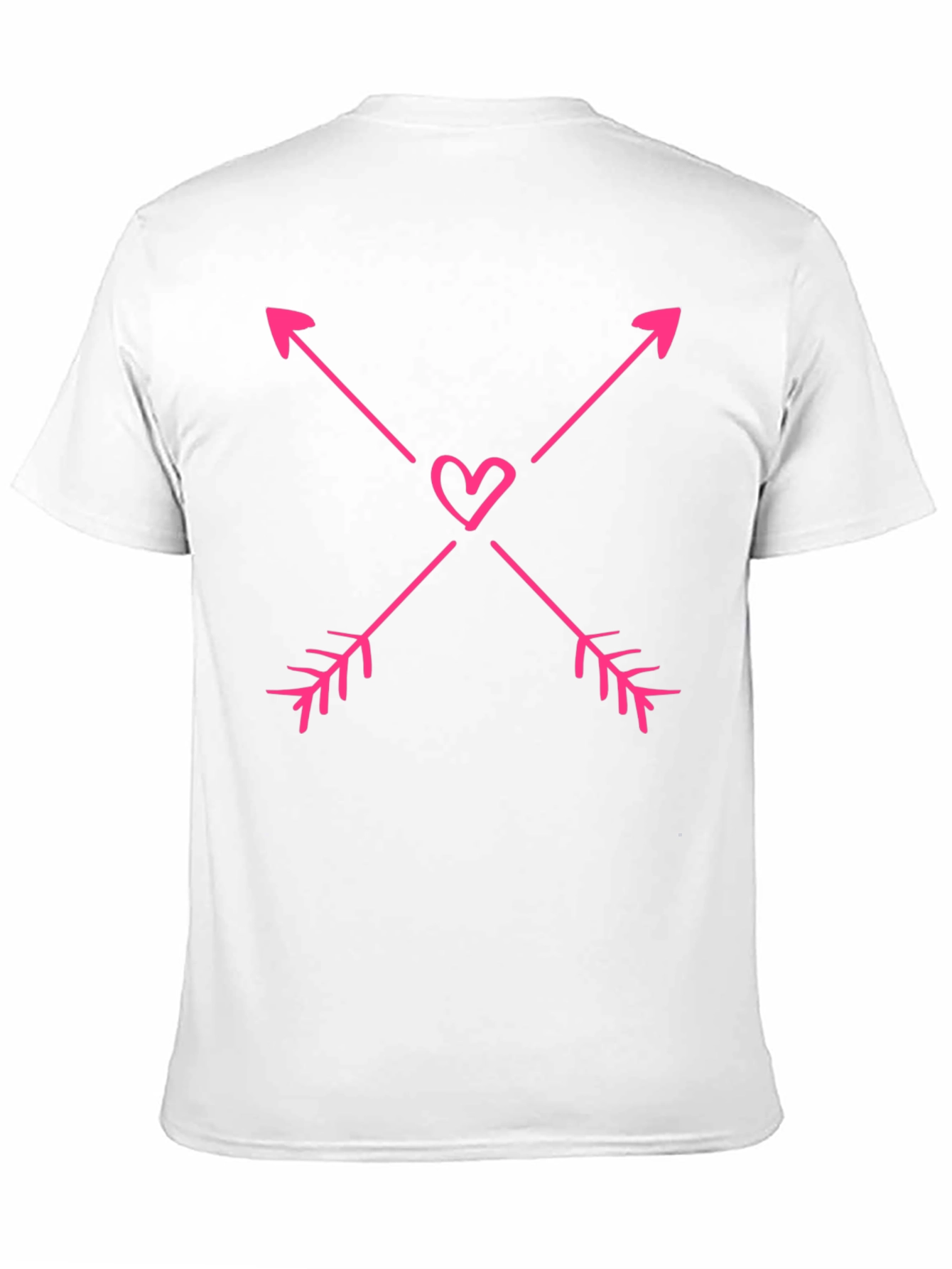 Heart Arrow Graphic Tee - Black