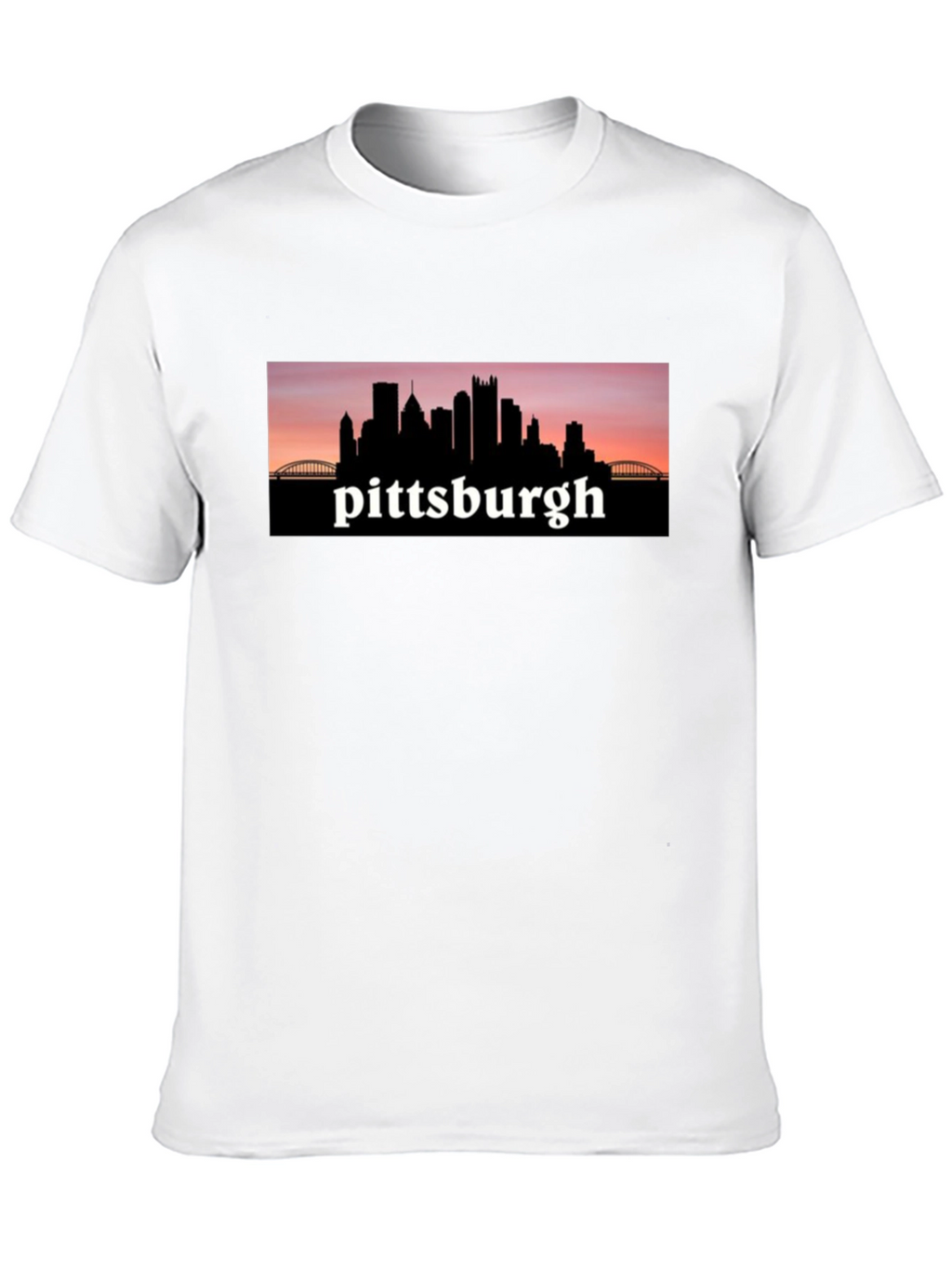Pittsburgh Skyline T-Shirt Black