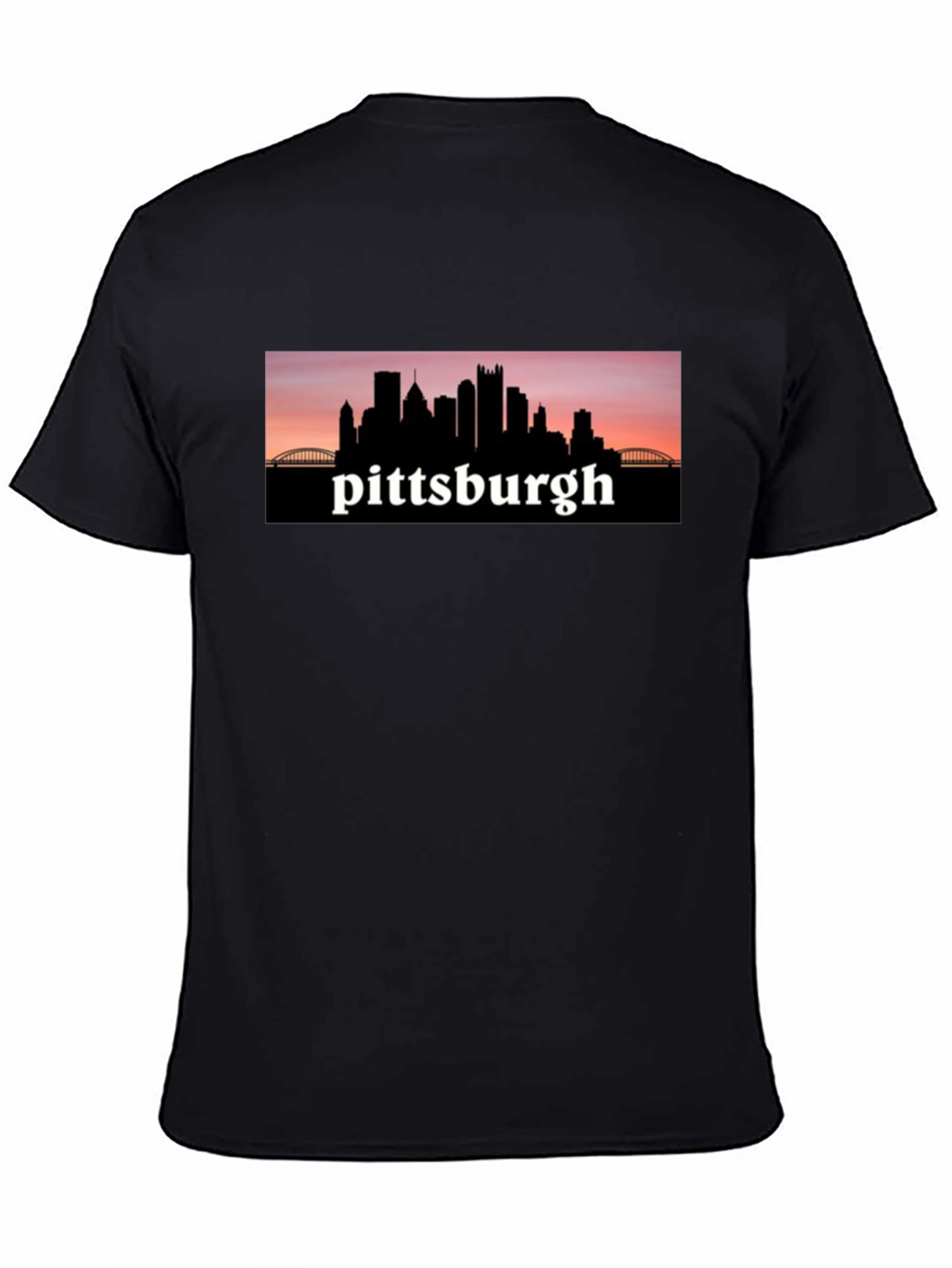 Pittsburgh Skyline T-Shirt Black