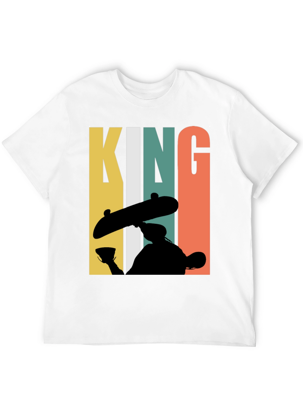 Skate King Graphic T-Shirt - Retro Style