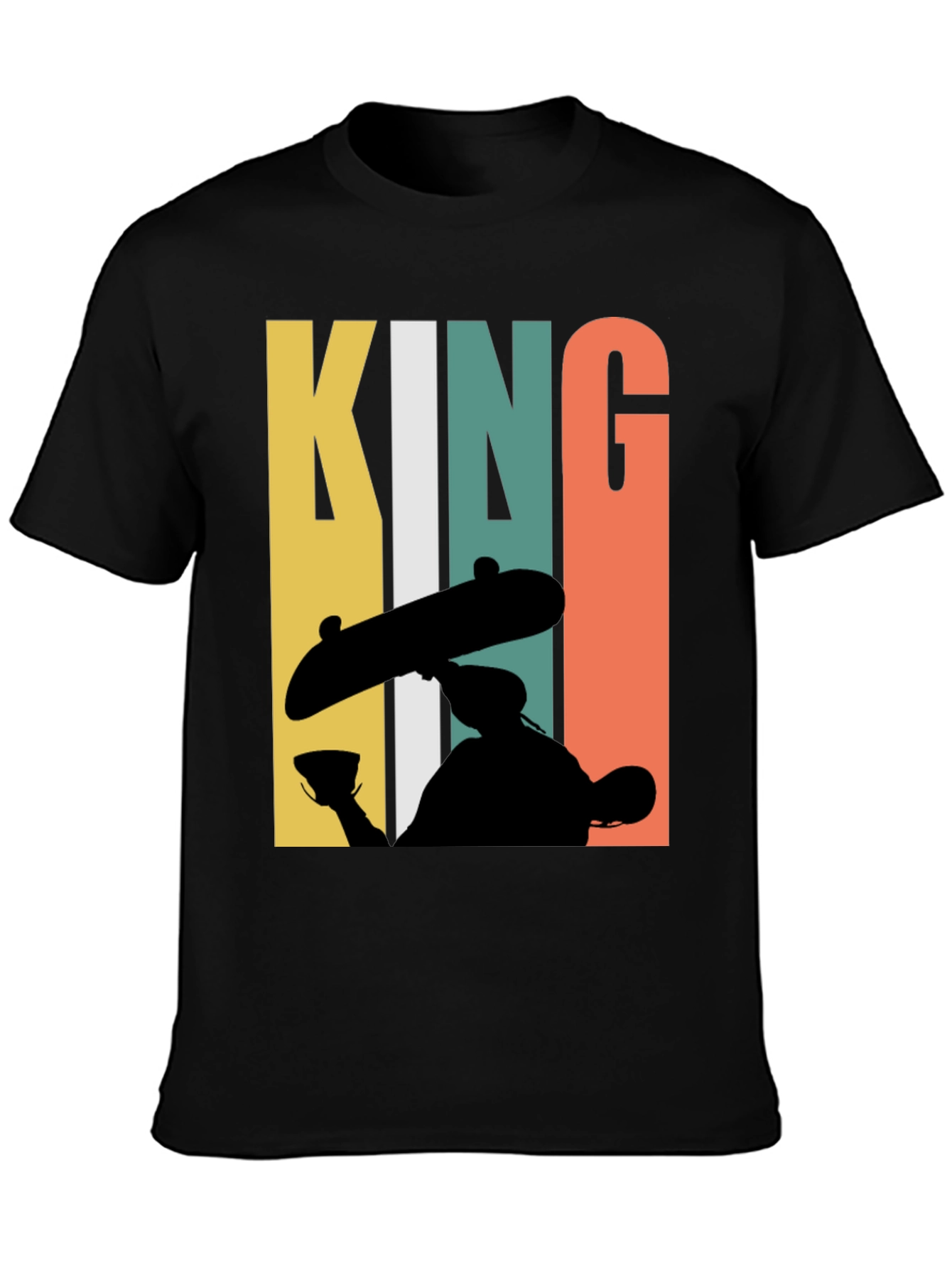 Skate King Graphic T-Shirt - Retro Style