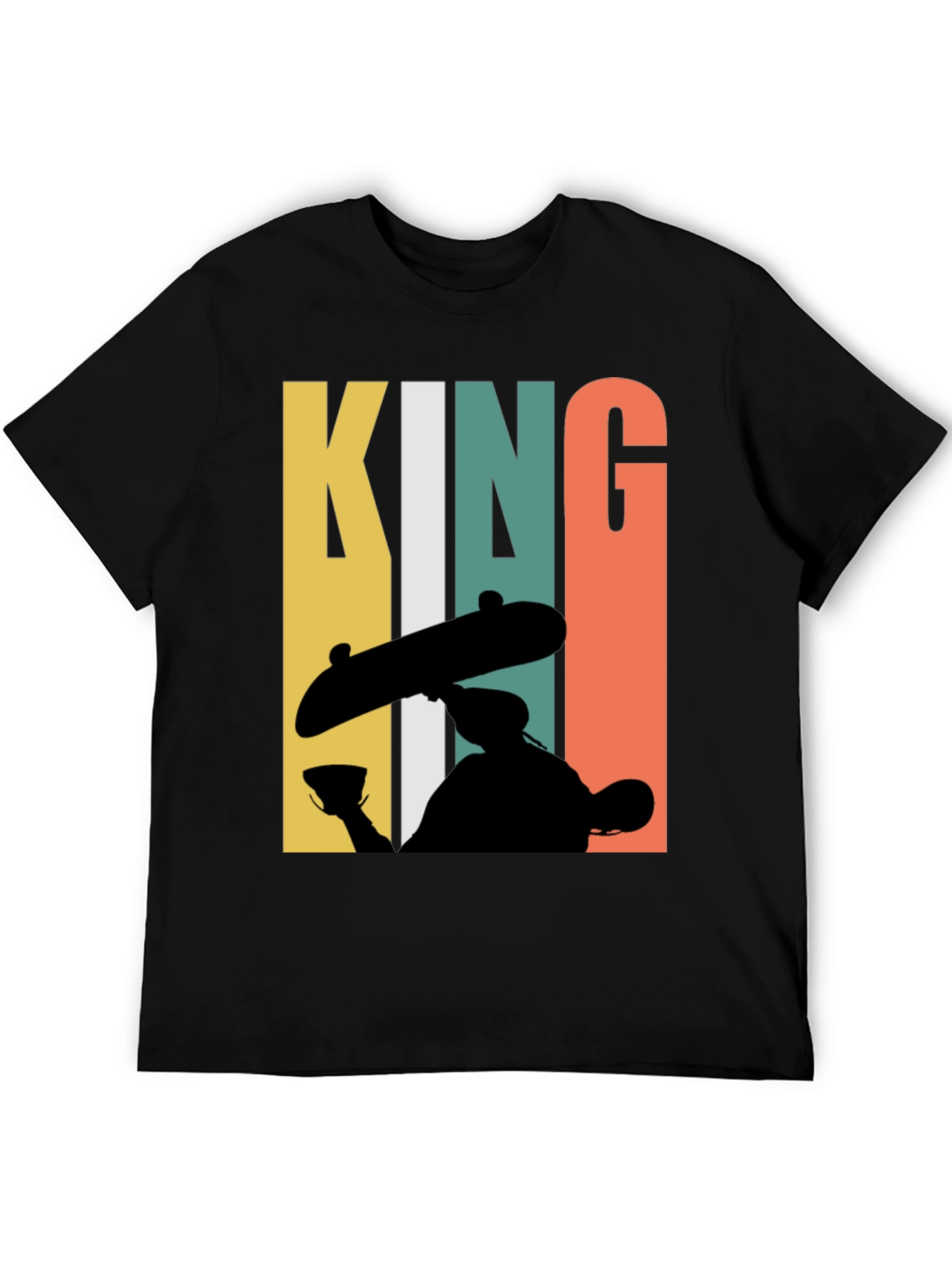 Skate King Graphic T-Shirt - Retro Style