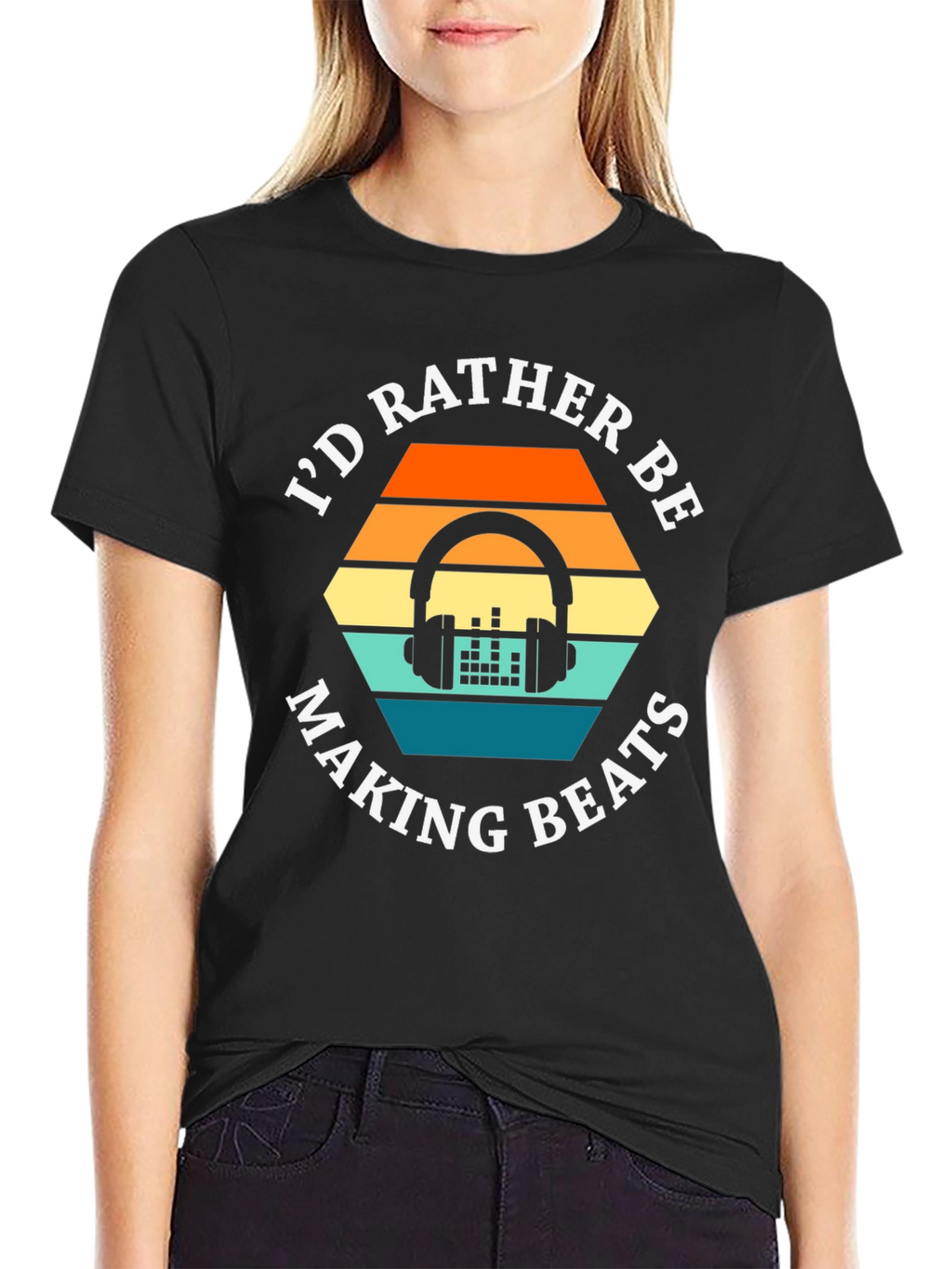 Id Rather Be Making Beats Graphic Tee