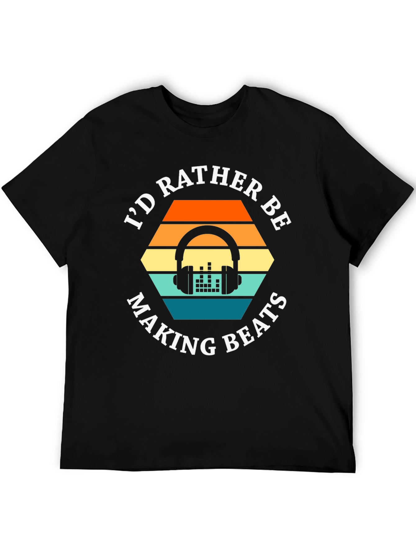 Id Rather Be Making Beats Graphic Tee