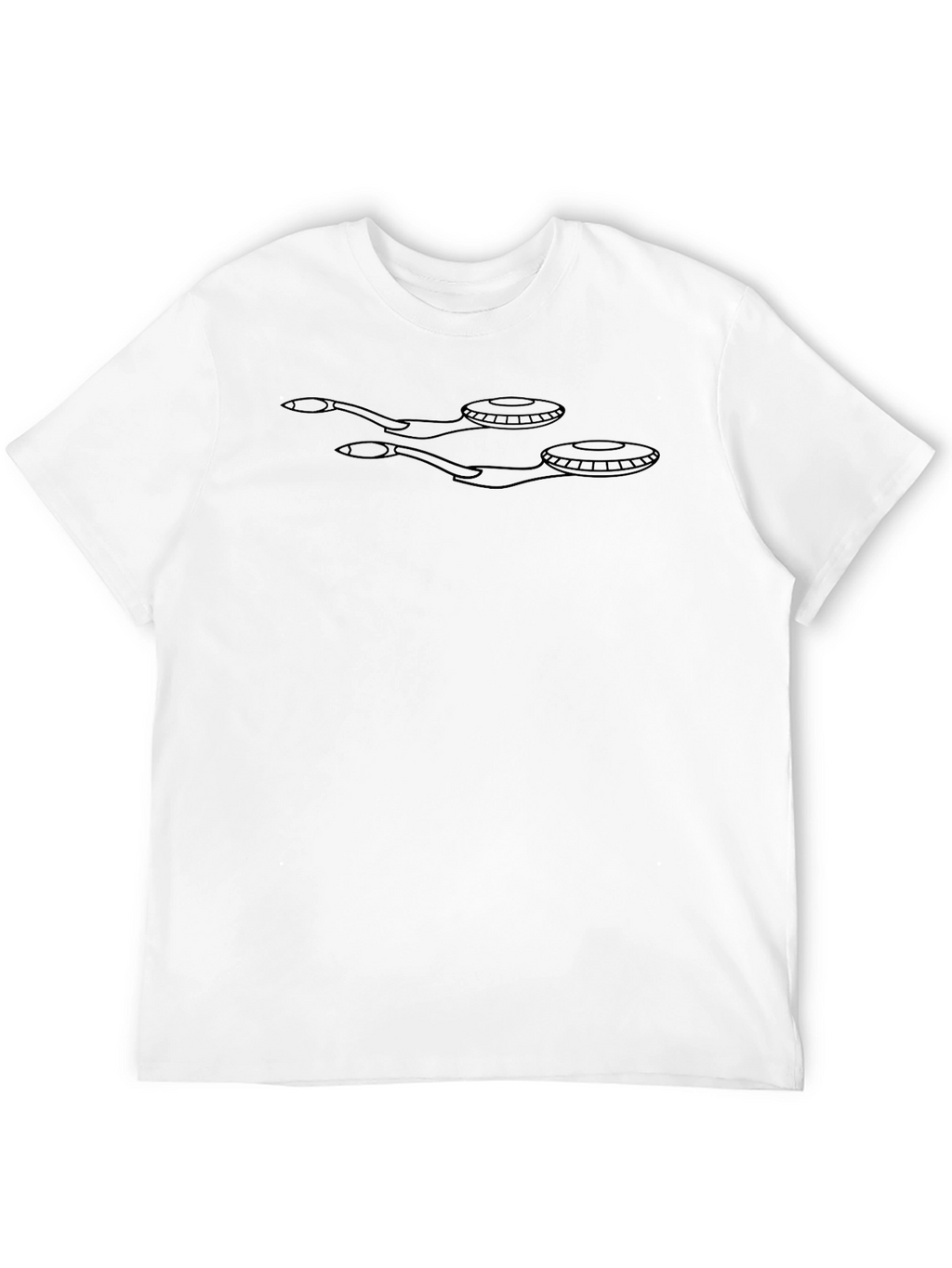 Star Trek Inspired Graphic Black T-Shirt