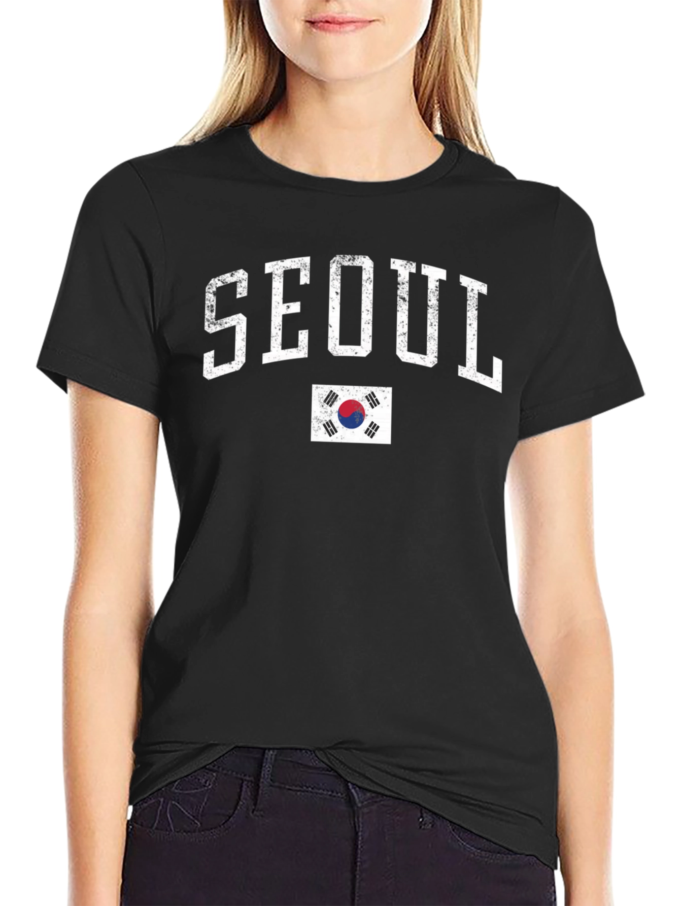 Seoul South Korea Flag T-Shirt