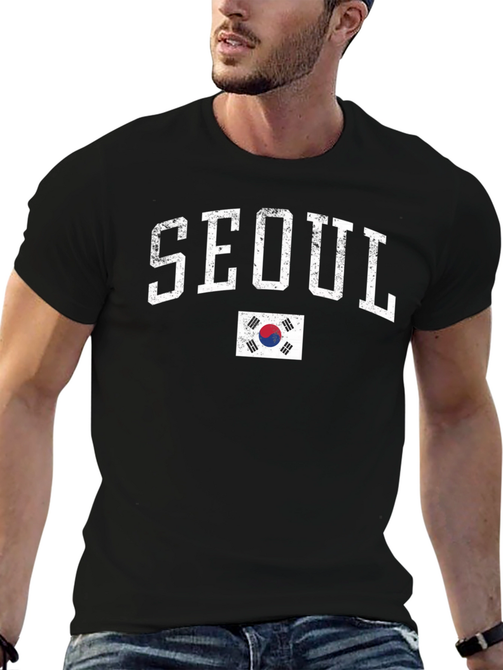 Seoul South Korea Flag T-Shirt