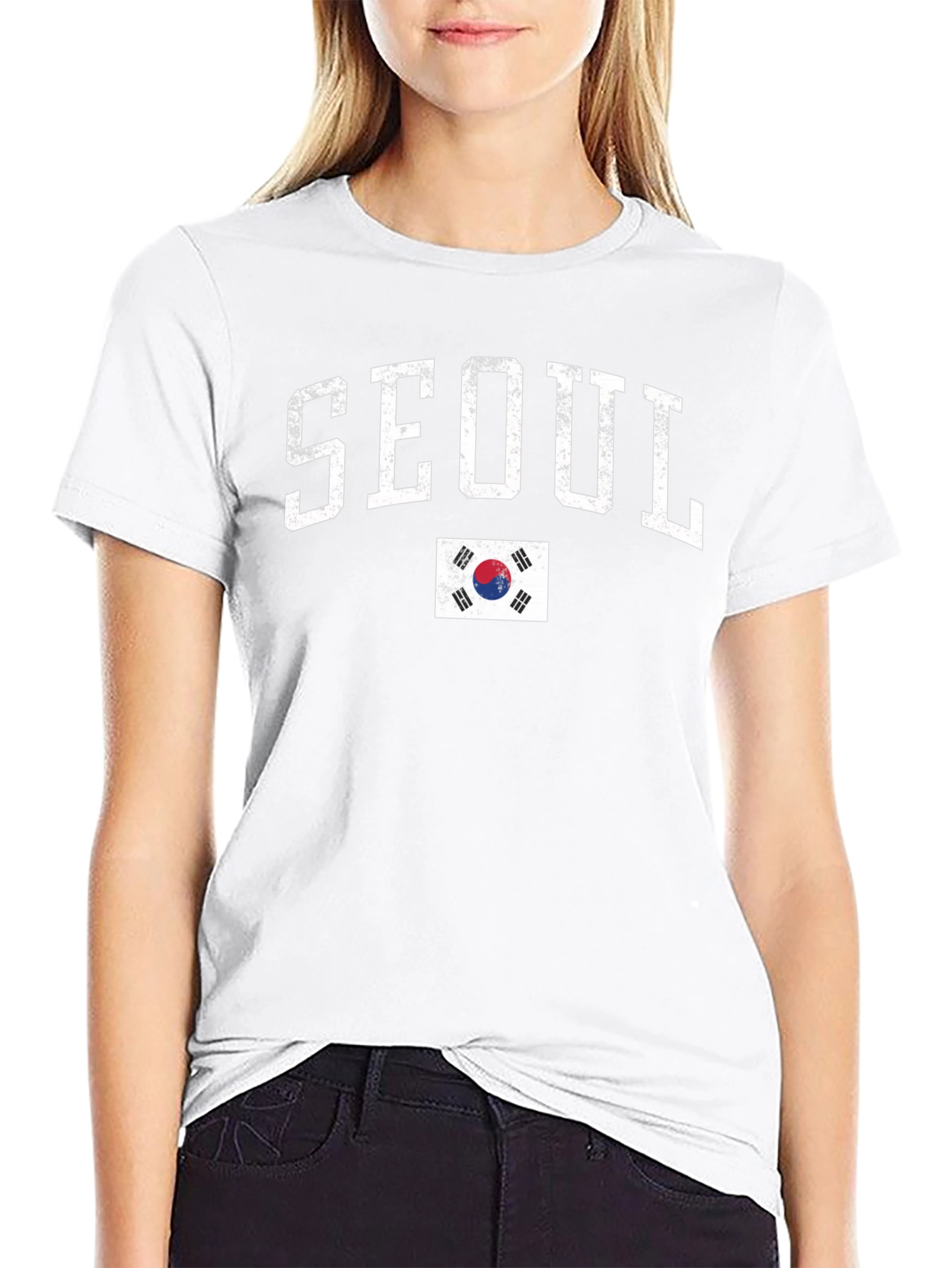 Seoul South Korea Flag T-Shirt