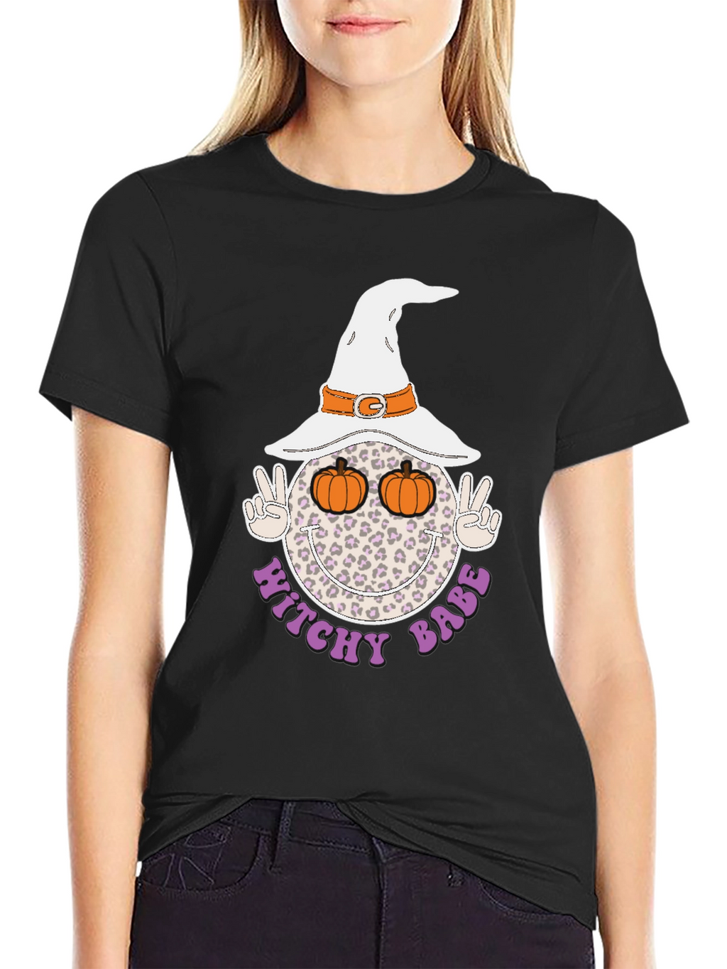 Witchy Babe Halloween T-Shirt