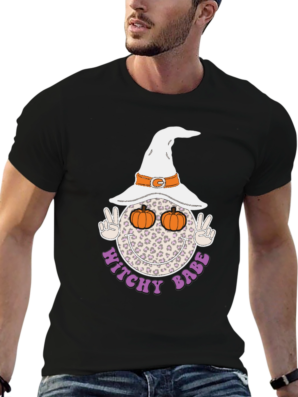 Witchy Babe Halloween T-Shirt