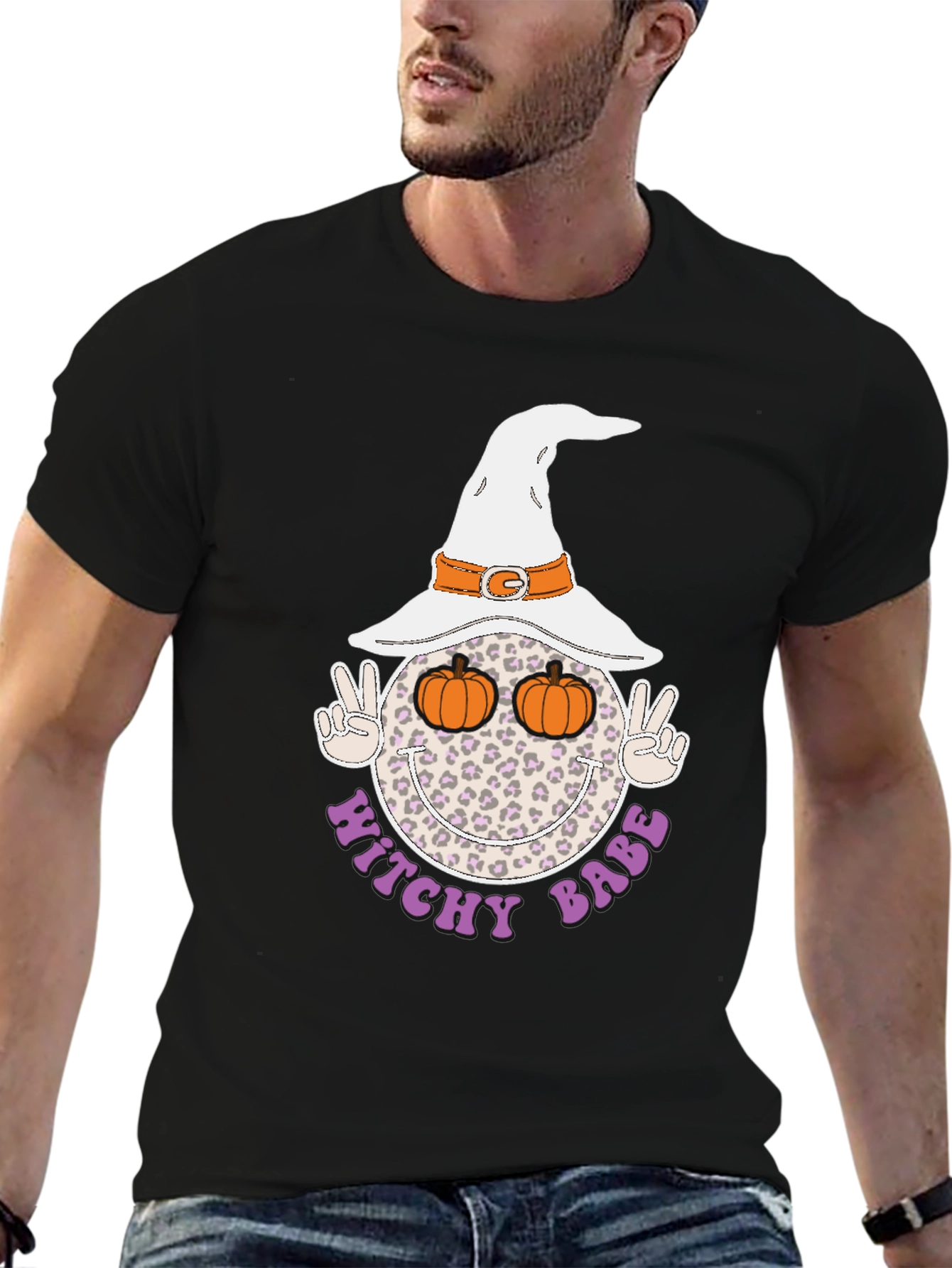 Witchy Babe Halloween T-Shirt