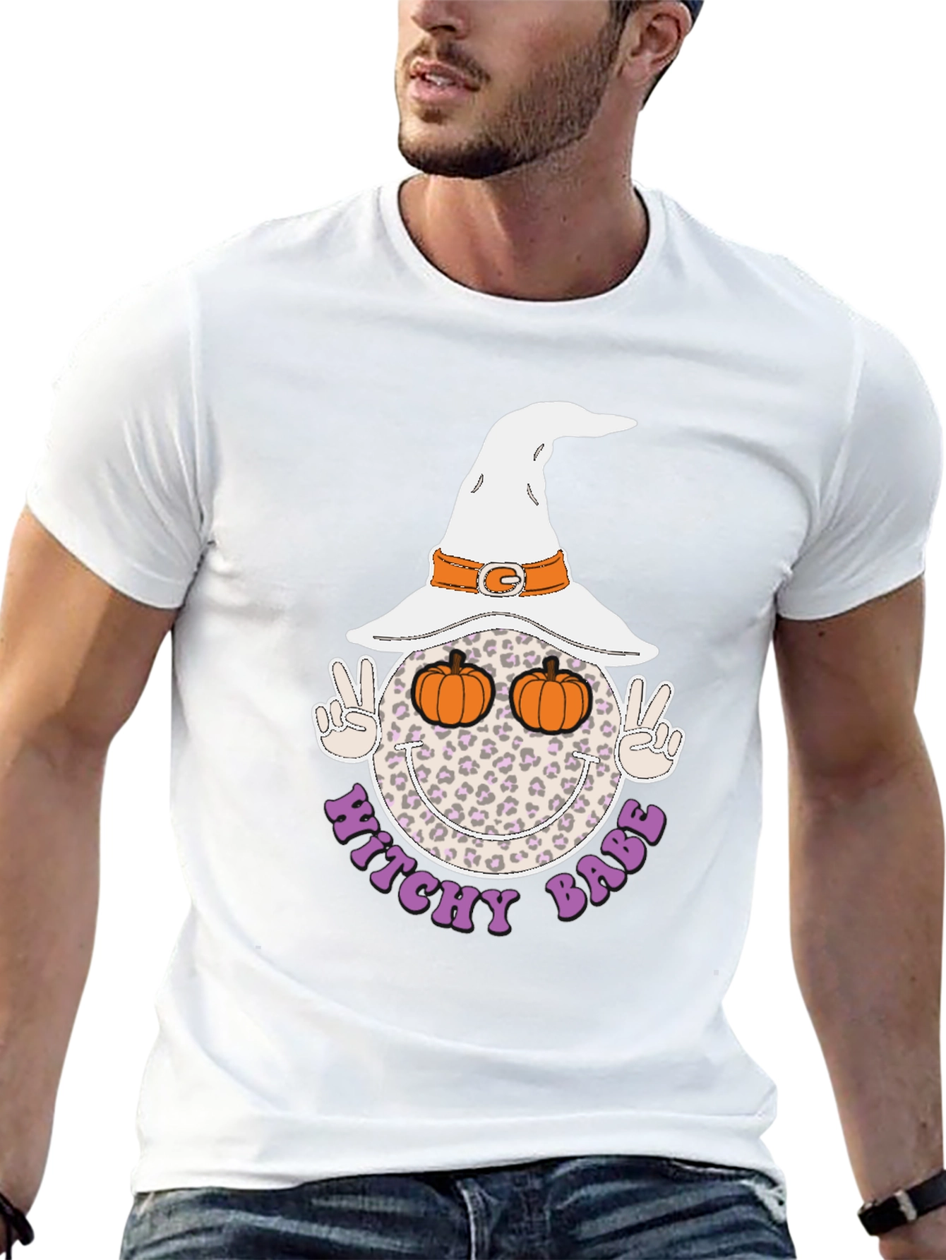 Witchy Babe Halloween T-Shirt