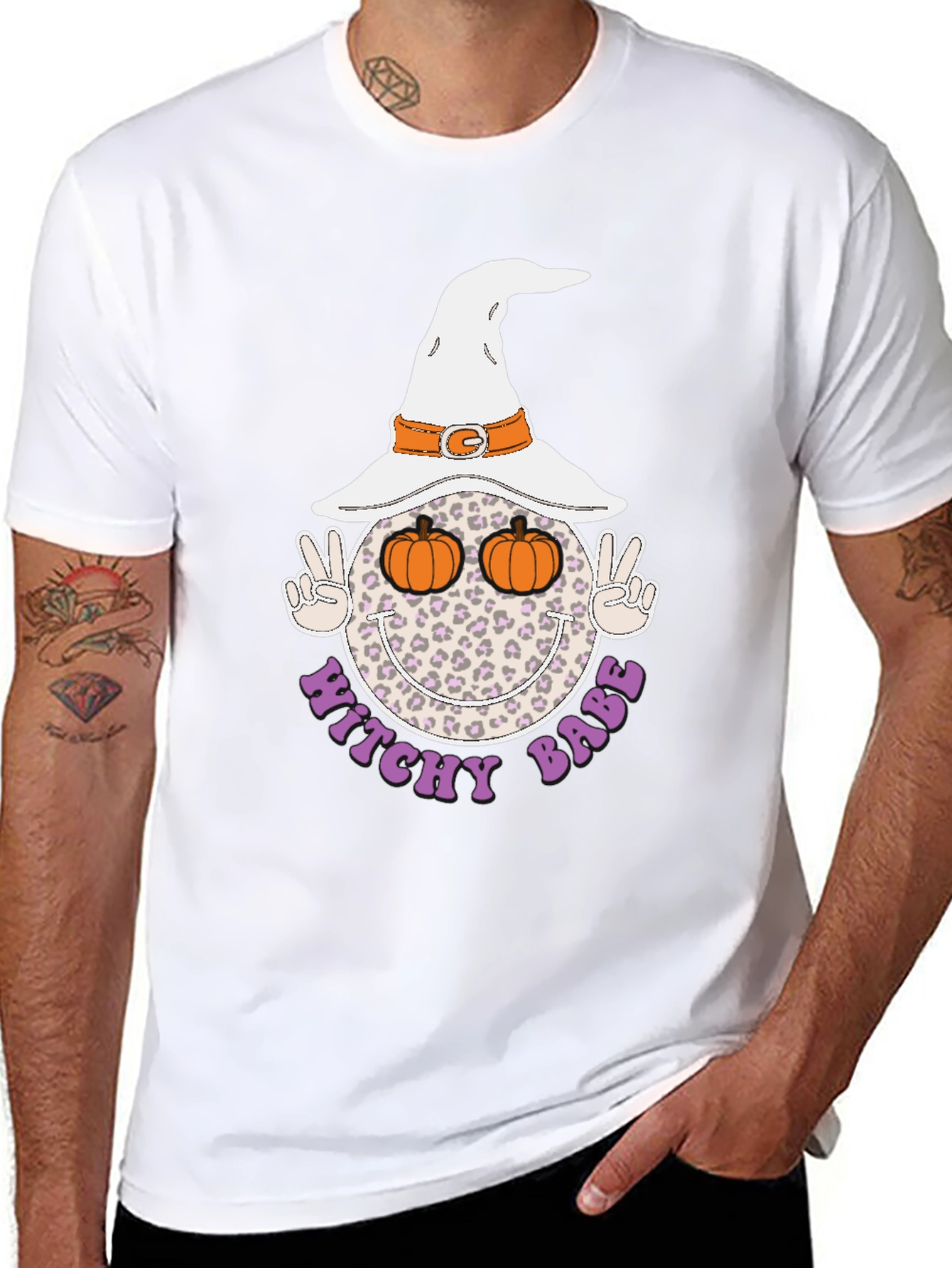 Witchy Babe Halloween T-Shirt