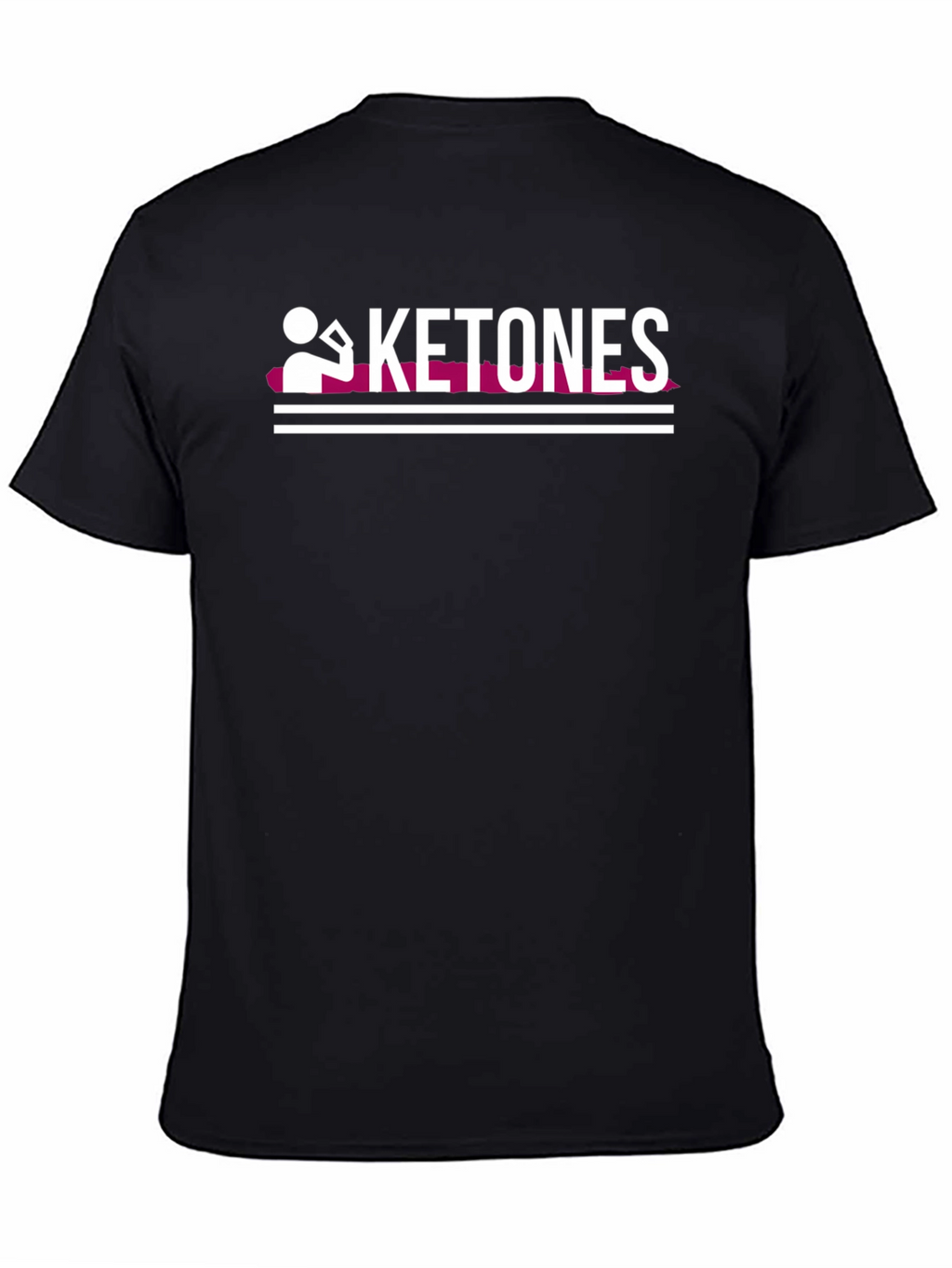 Ketones Black T-Shirt - Fitness Inspired Design